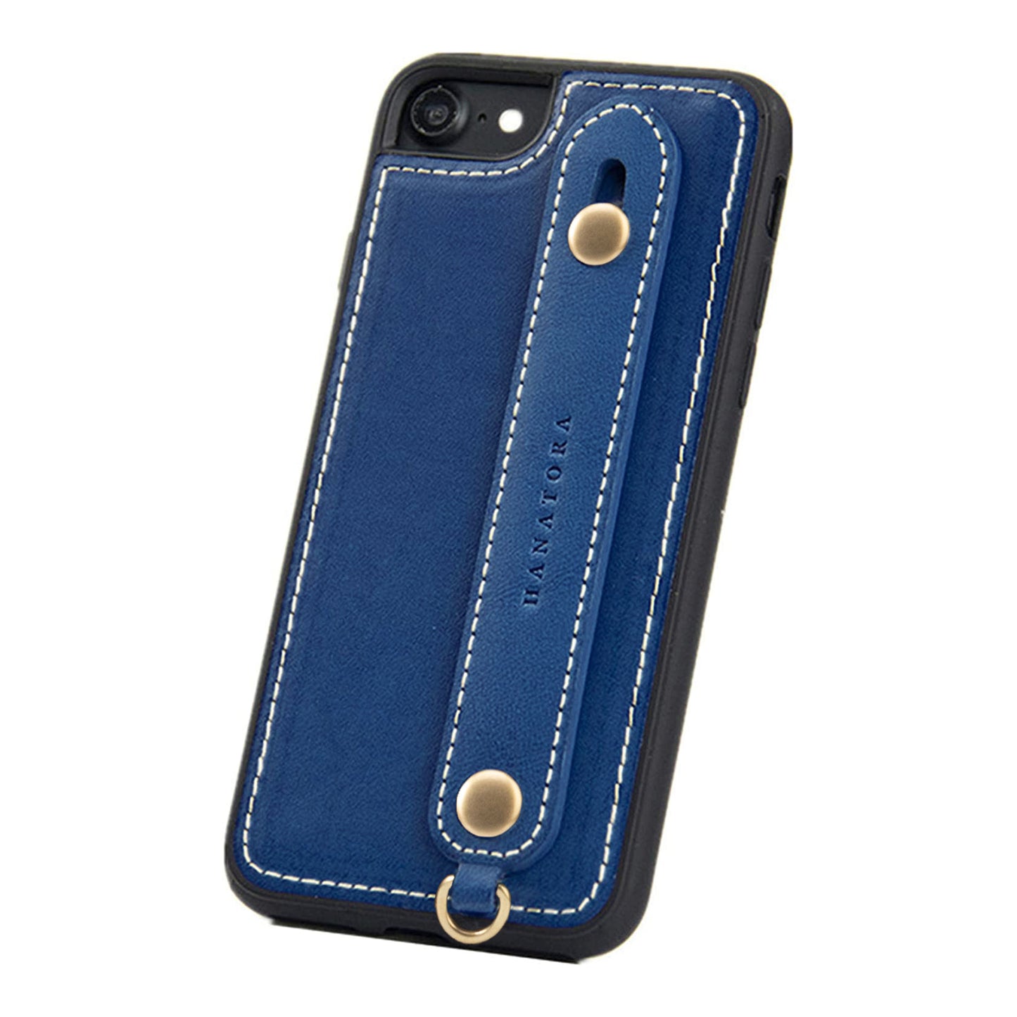 Oiled leather iPhone case with back belt (GH)