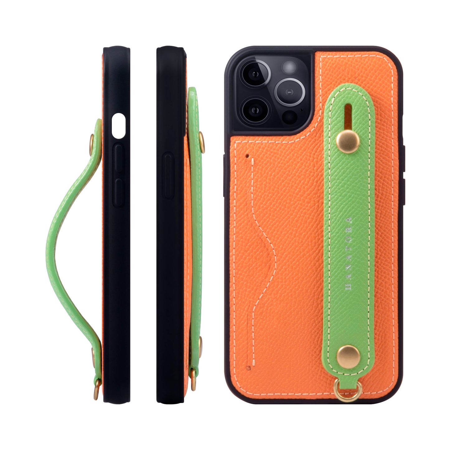 Genuine Leather iPhone case with back belt (NCGH)