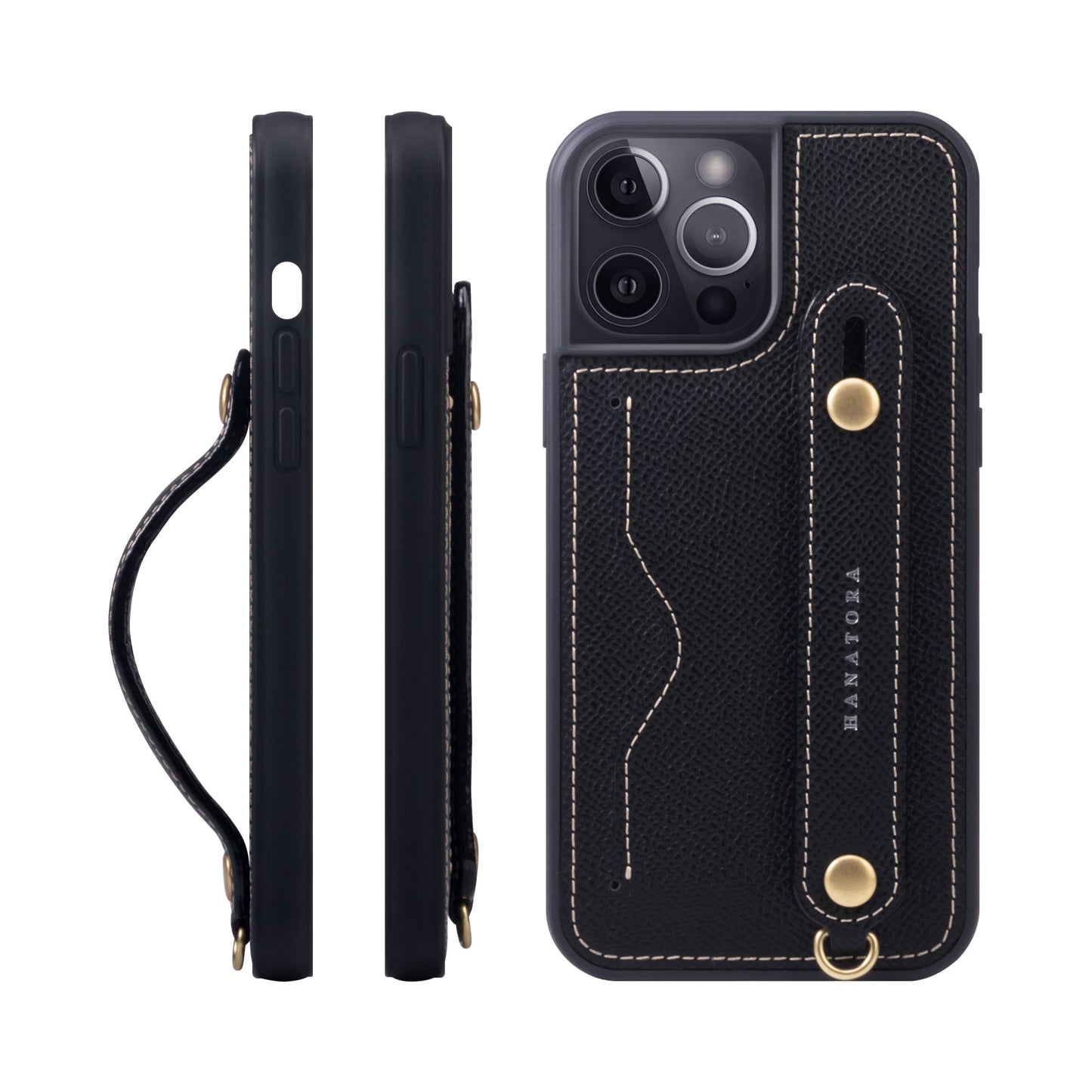 Genuine Leather iPhone case with back belt (NCGH)