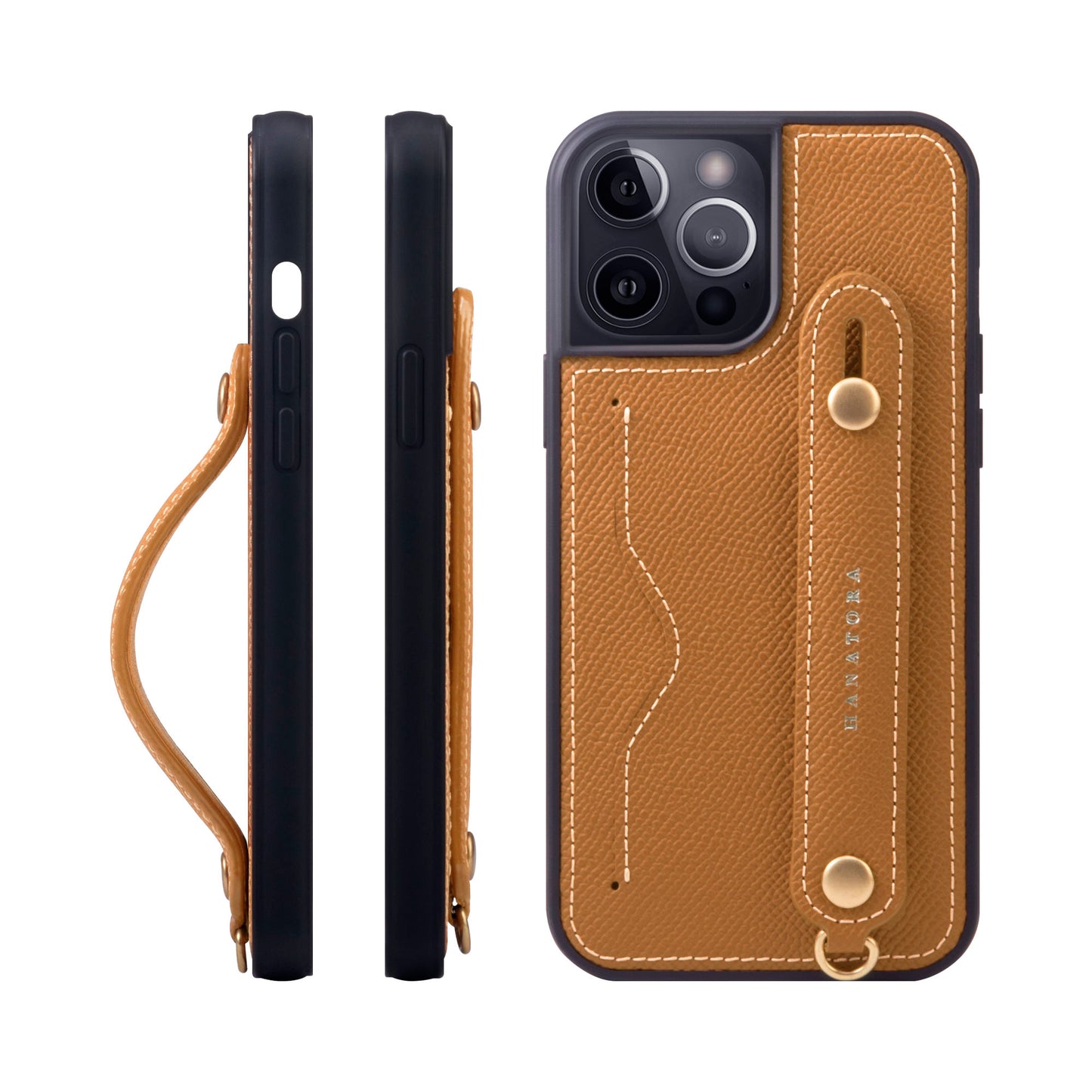 Genuine Leather iPhone case with back belt (NCGH)