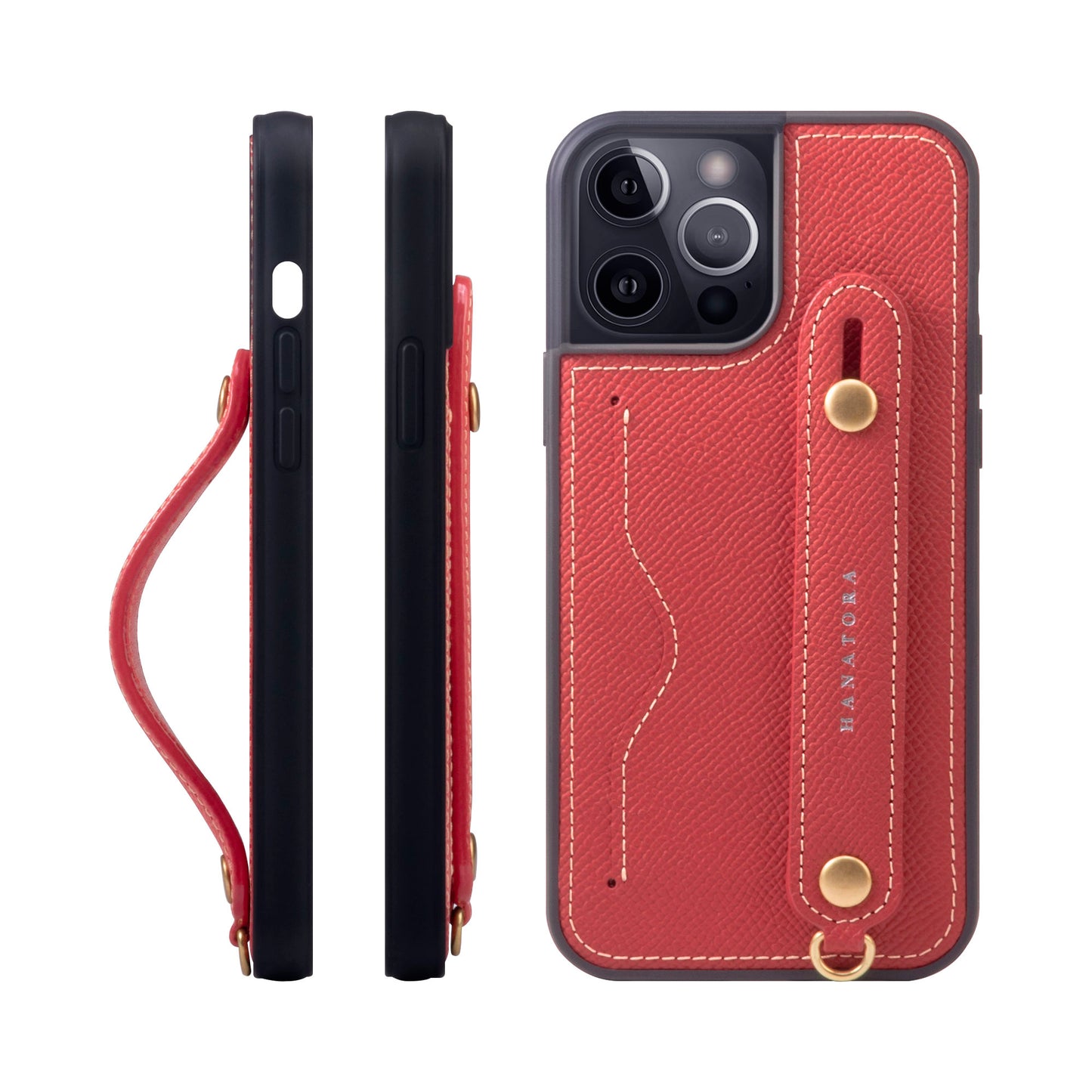 Genuine Leather iPhone case with back belt (NCGH)