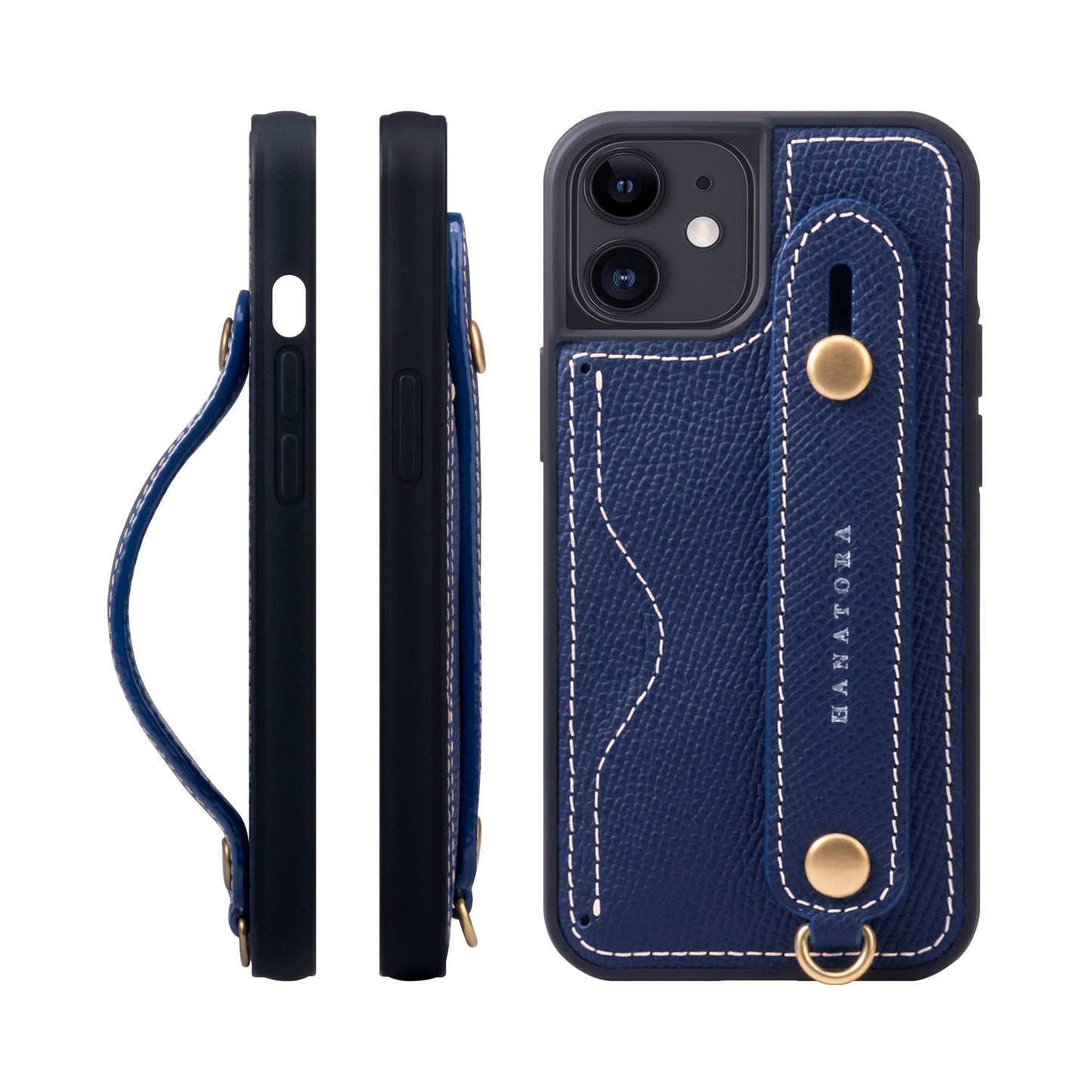 Genuine Leather iPhone case with back belt (NCGH)