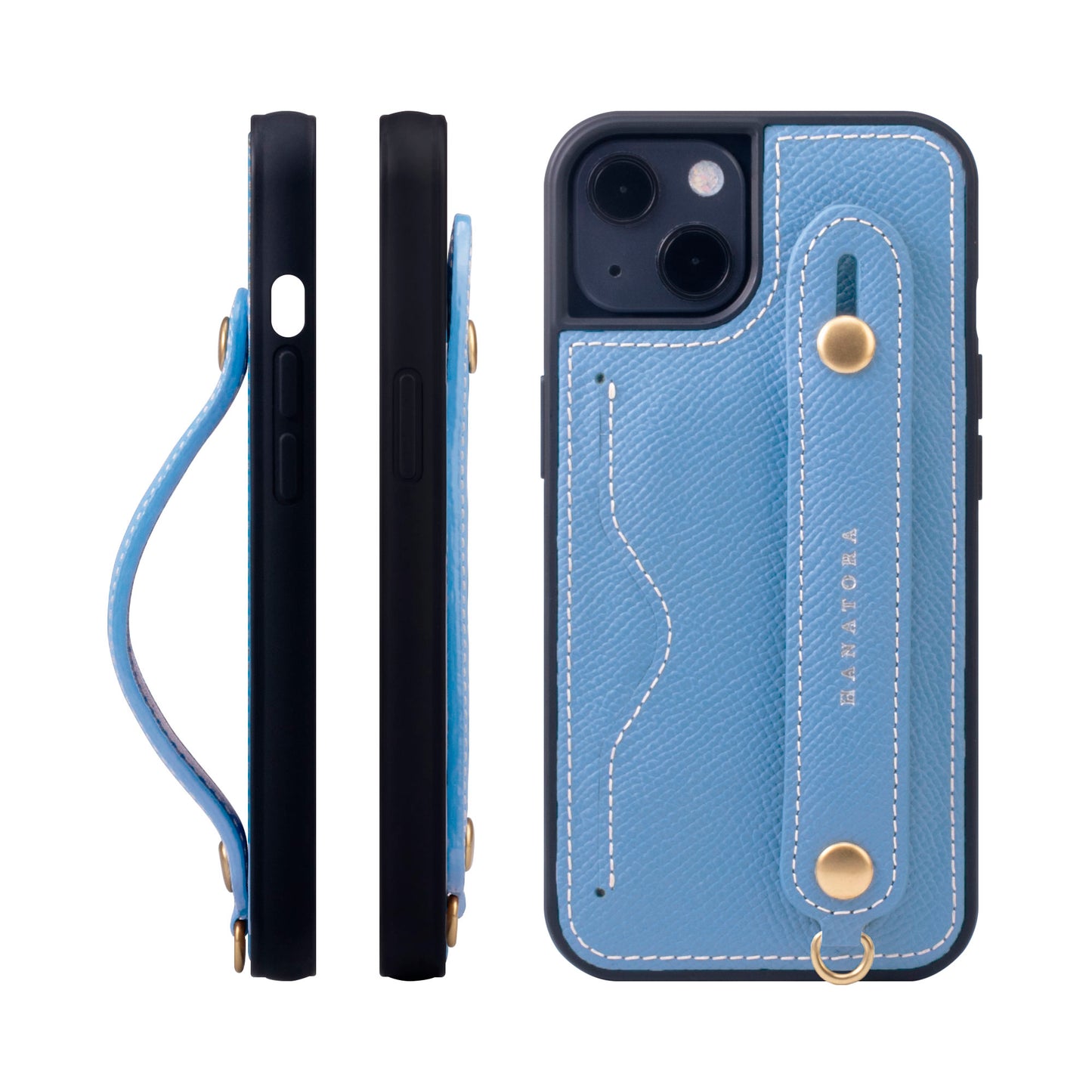 Genuine Leather iPhone case with back belt (NCGH)