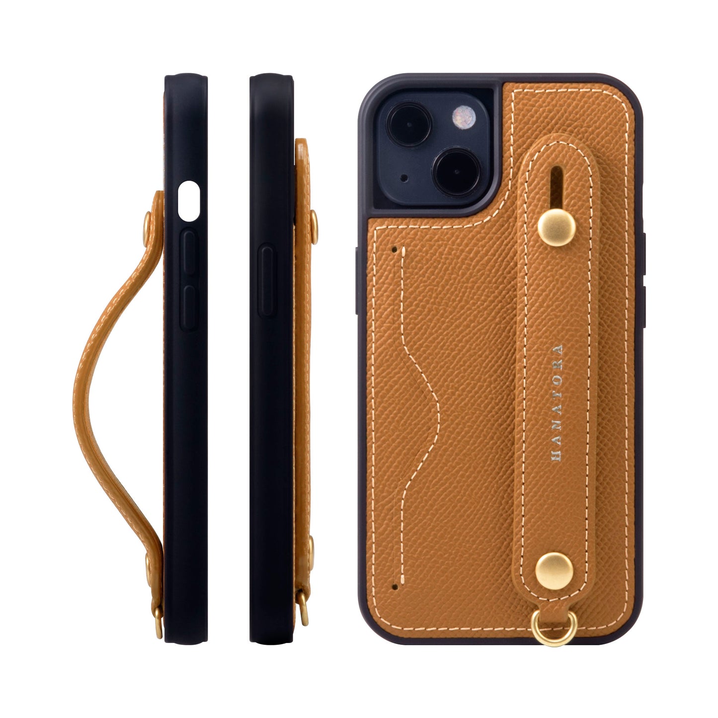 Genuine Leather iPhone case with back belt (NCGH)