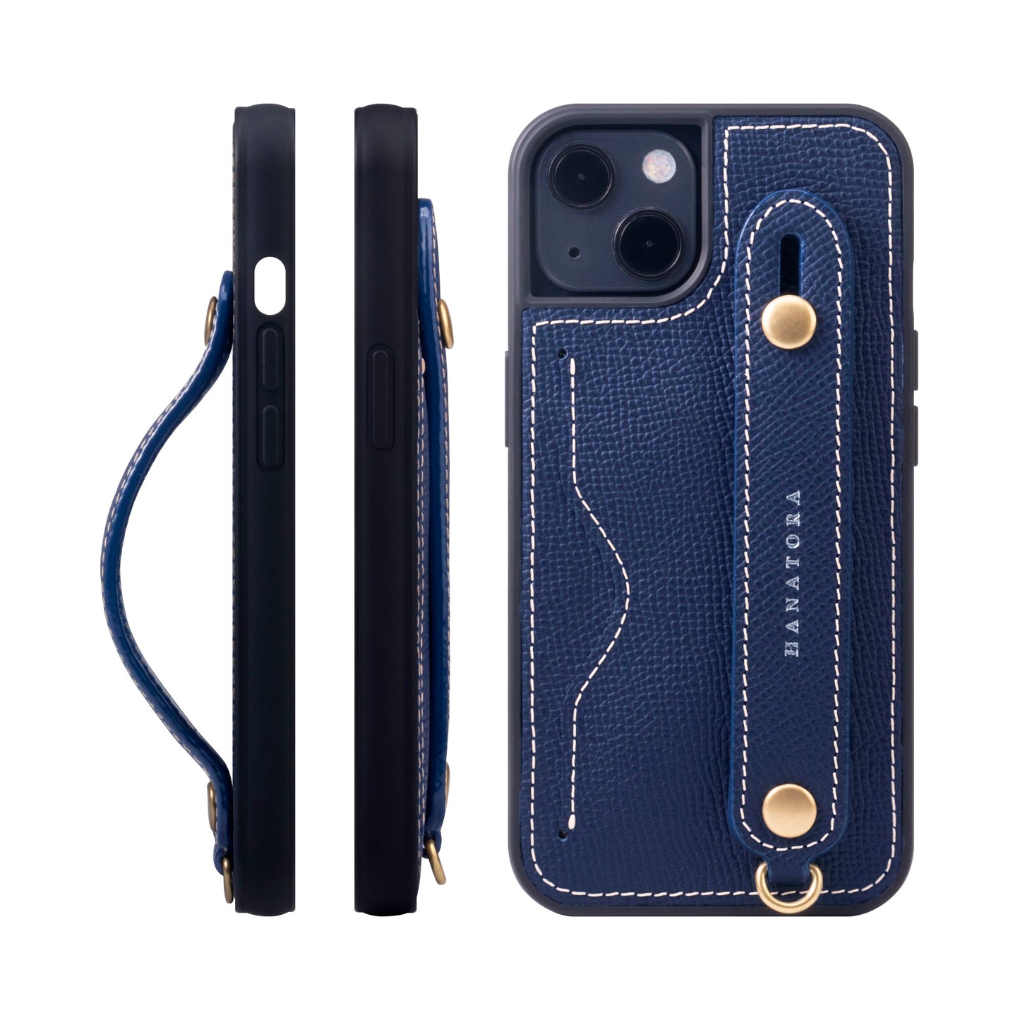 Genuine Leather iPhone case with back belt (NCGH)