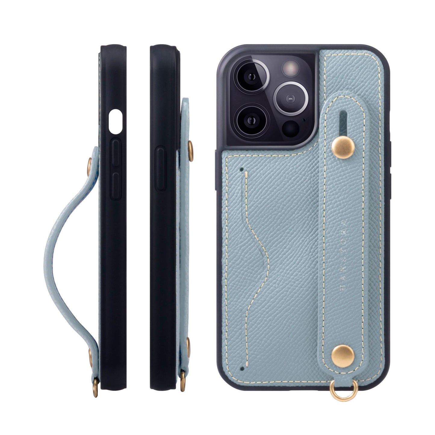 Genuine Leather iPhone case with back belt (NCGH)