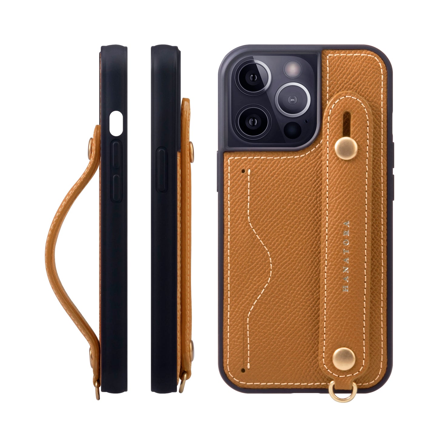 Genuine Leather iPhone case with back belt (NCGH)