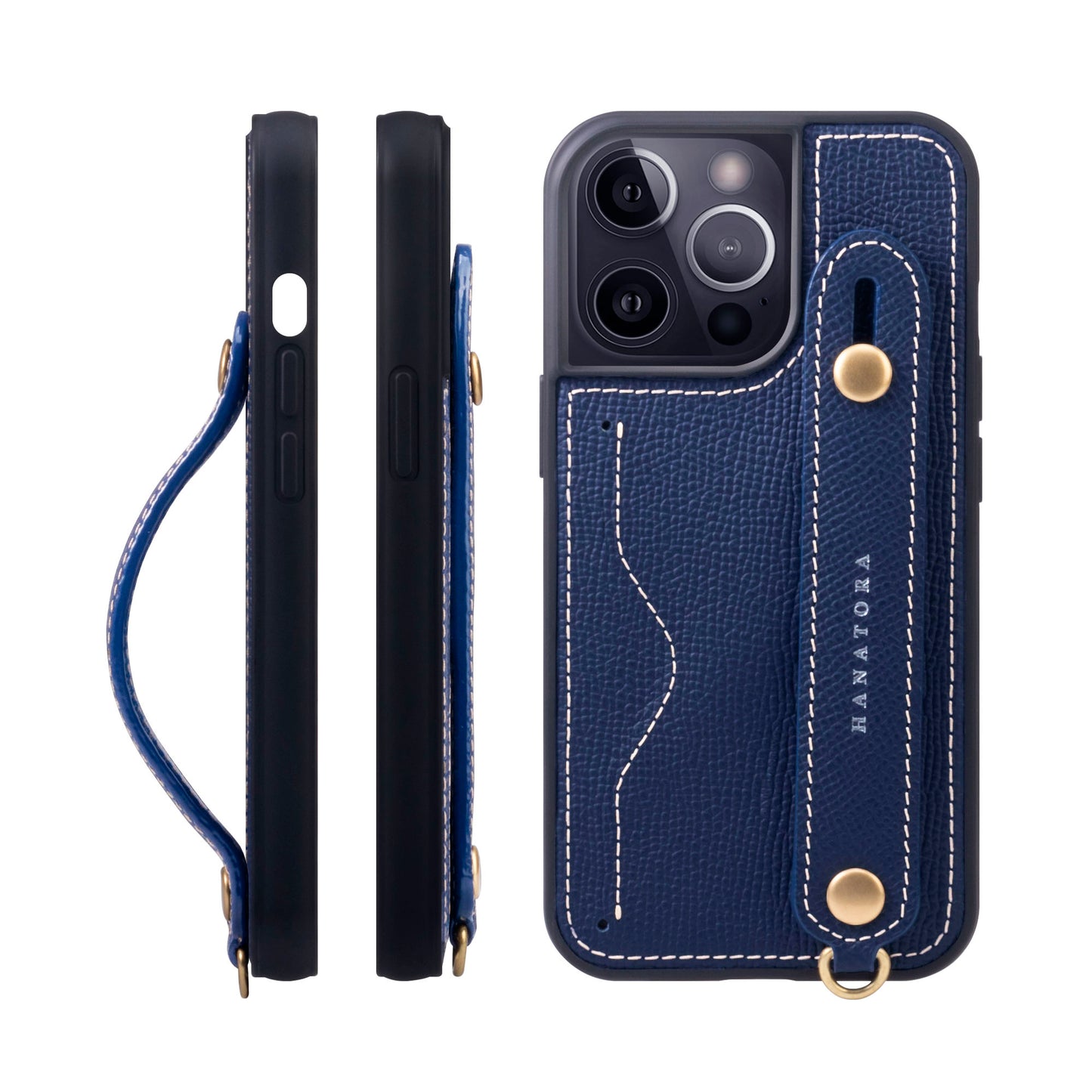 Genuine Leather iPhone case with back belt (NCGH)