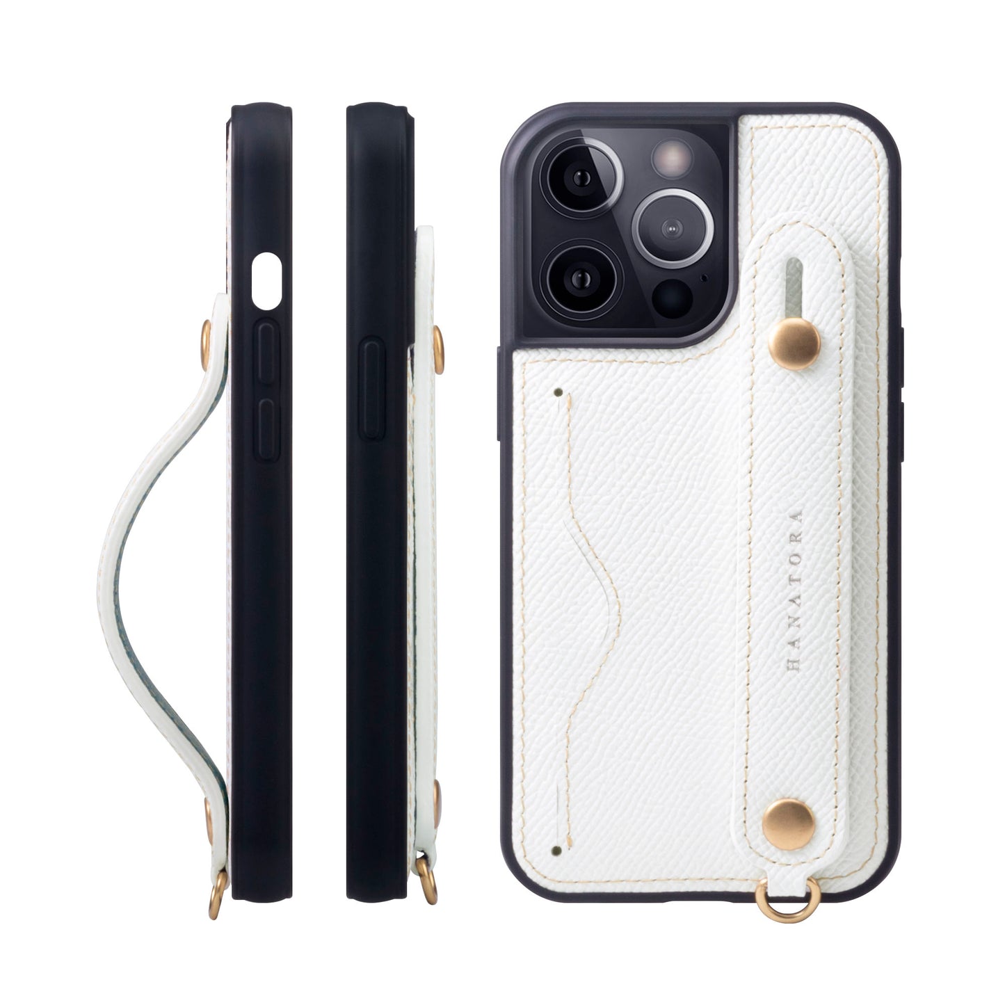 Genuine Leather iPhone case with back belt (NCGH)