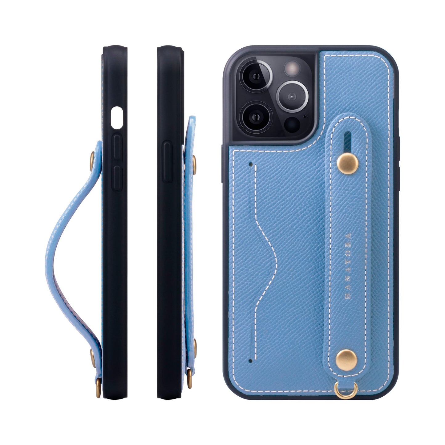 Genuine Leather iPhone case with back belt (NCGH)