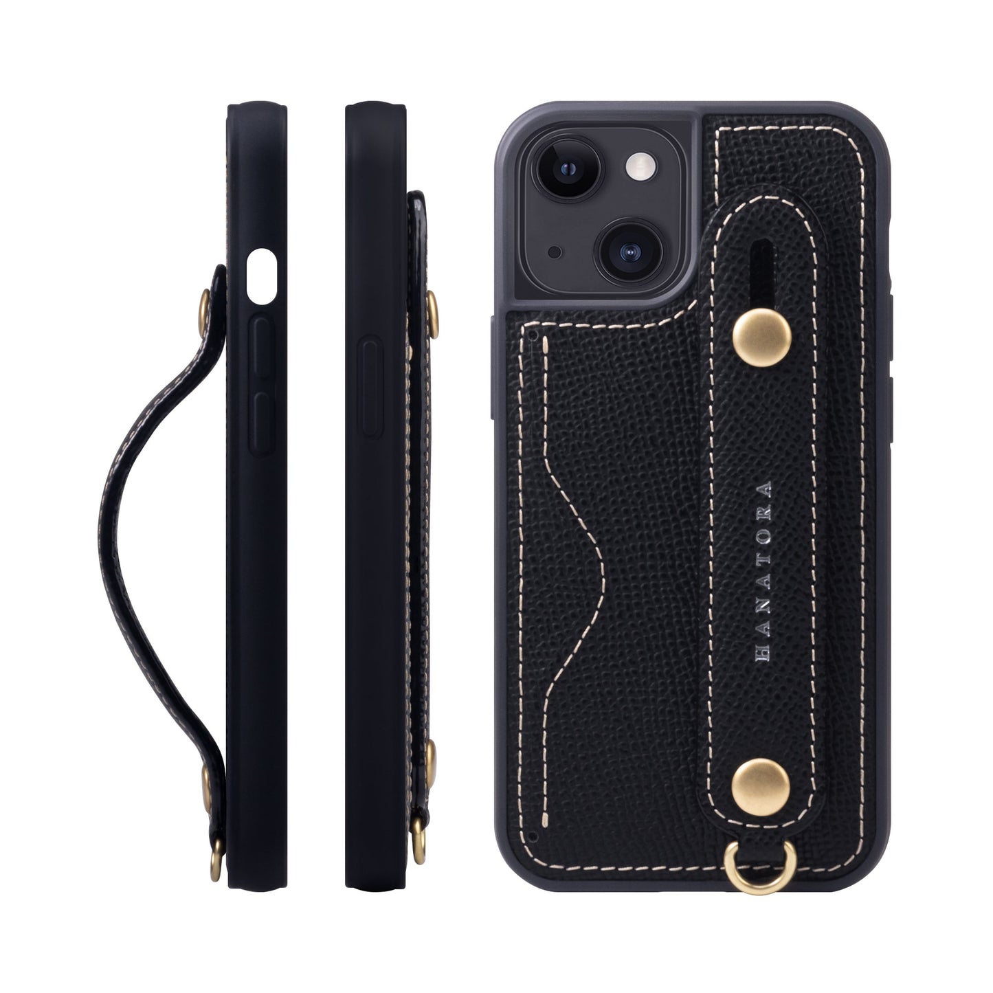 Genuine Leather iPhone case with back belt (NCGH)