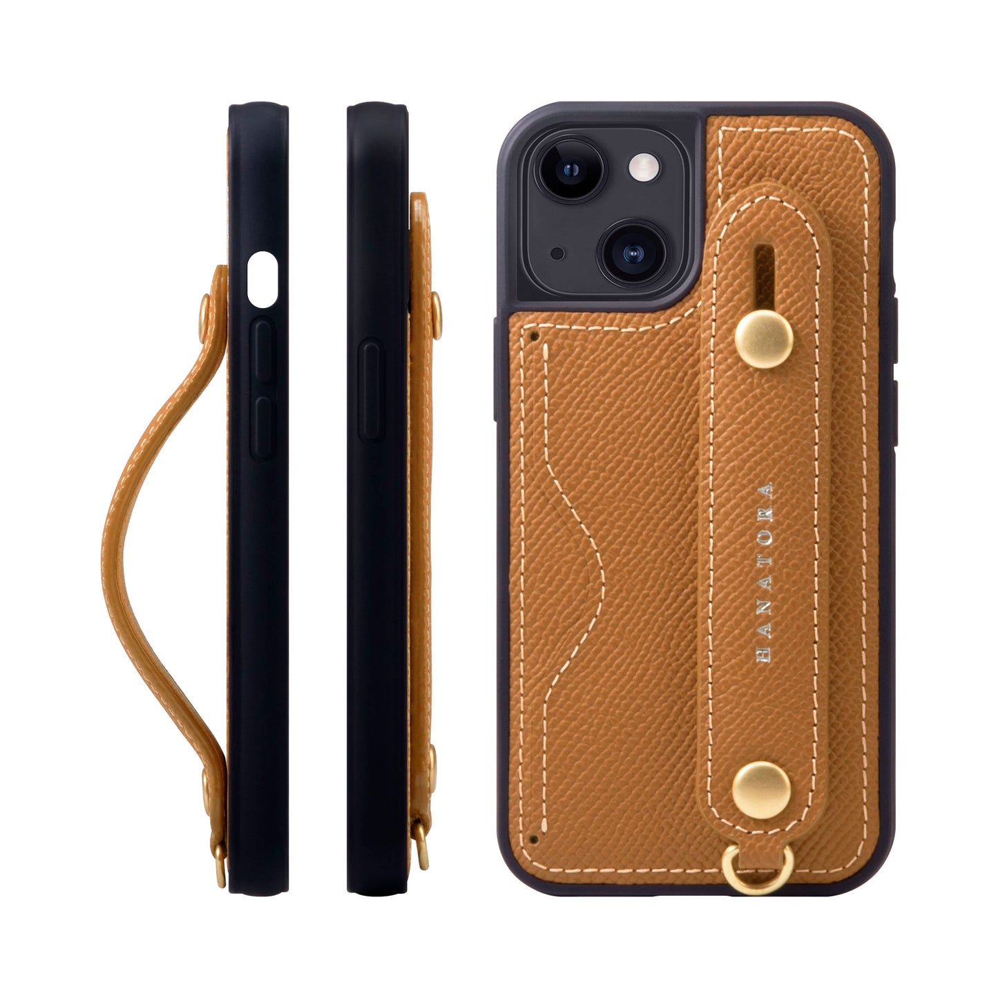 Genuine Leather iPhone case with back belt (NCGH)