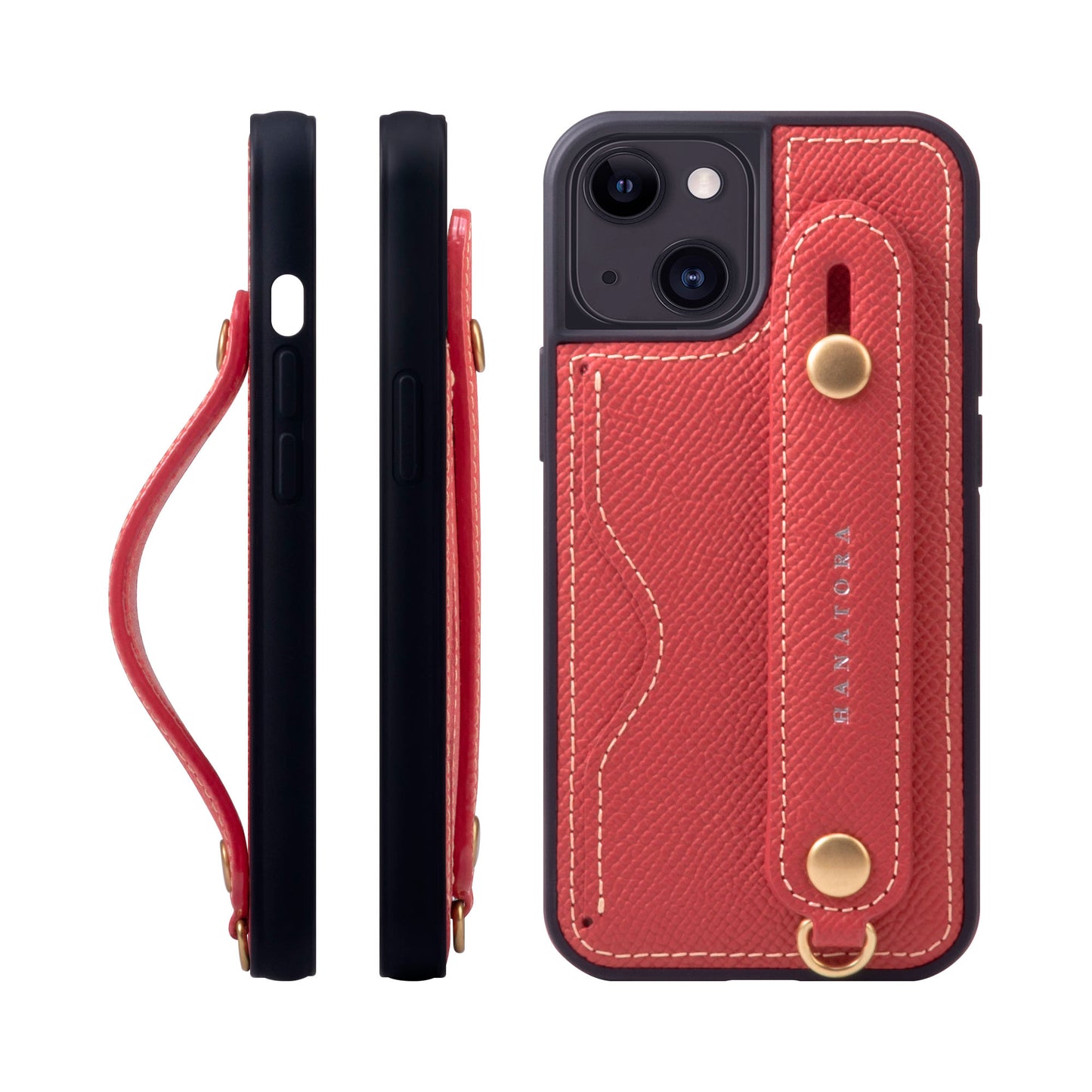 Genuine Leather iPhone case with back belt (NCGH)