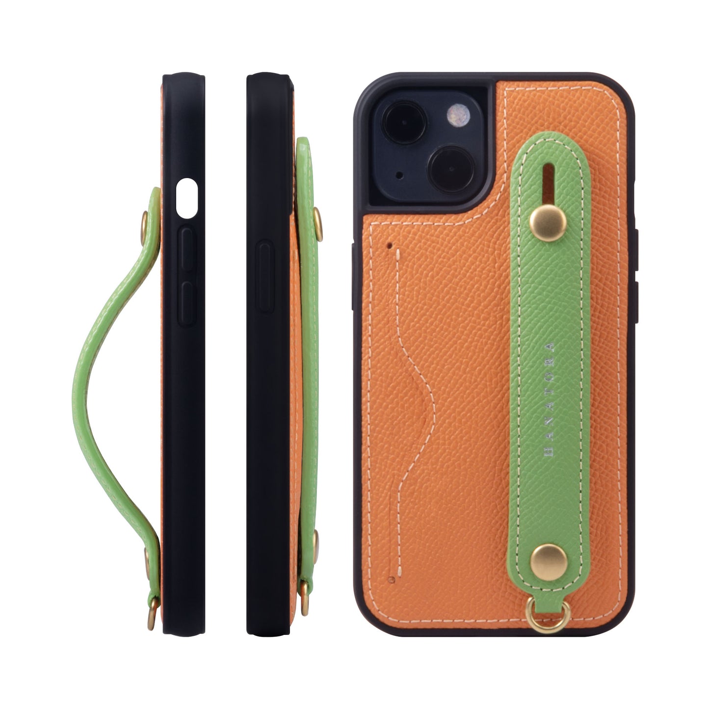 Genuine Leather iPhone case with back belt (NCGH)