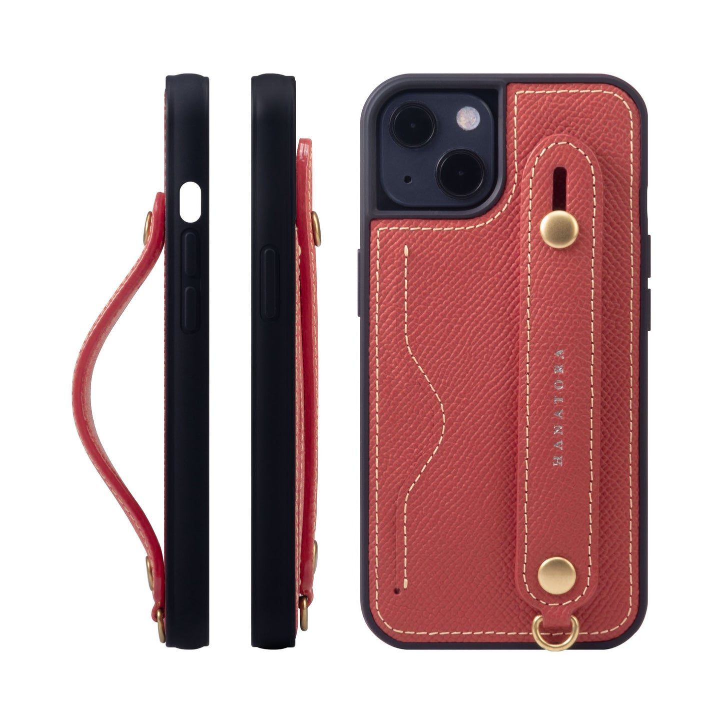 Genuine Leather iPhone case with back belt (NCGH)