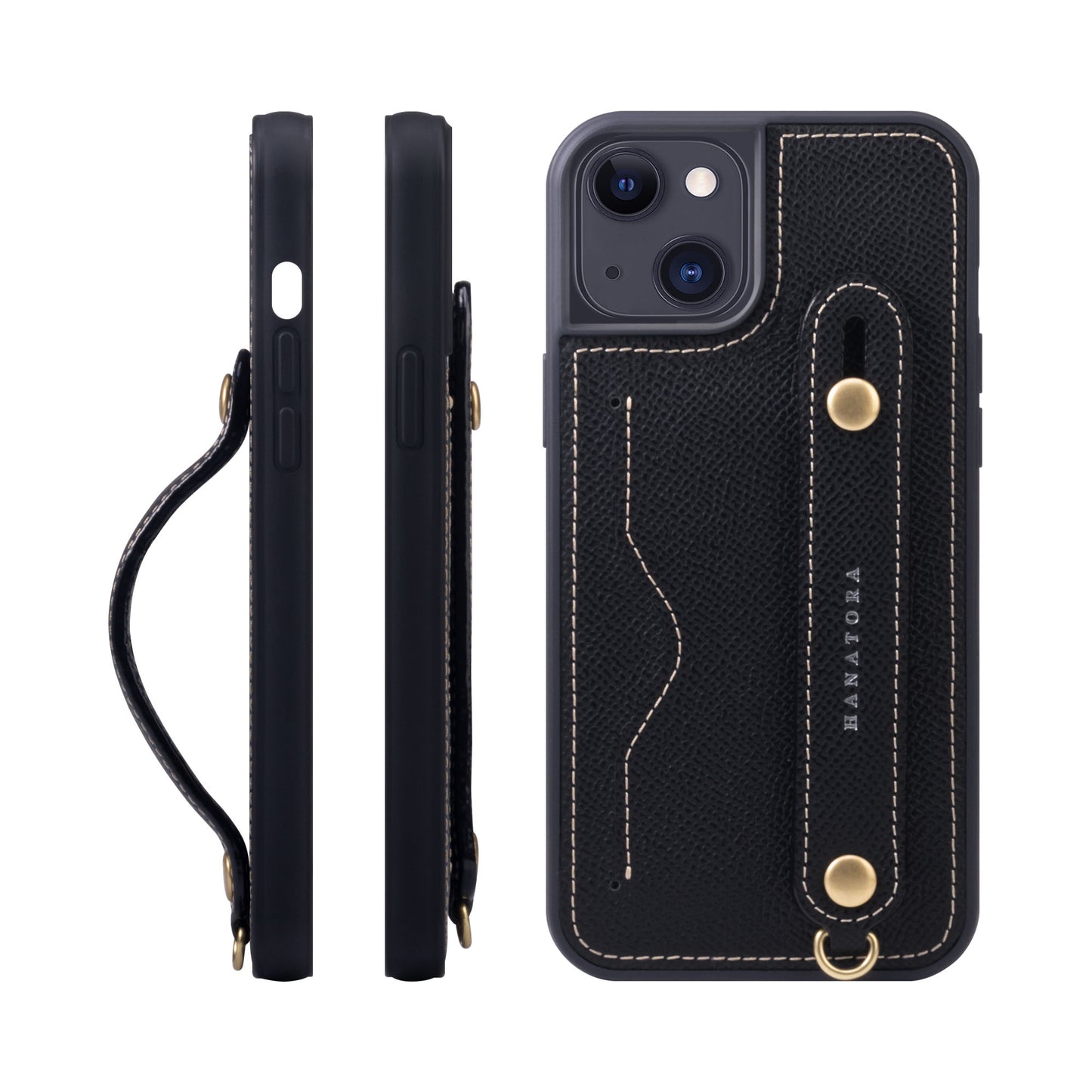 Genuine Leather iPhone case with back belt (NCGH)