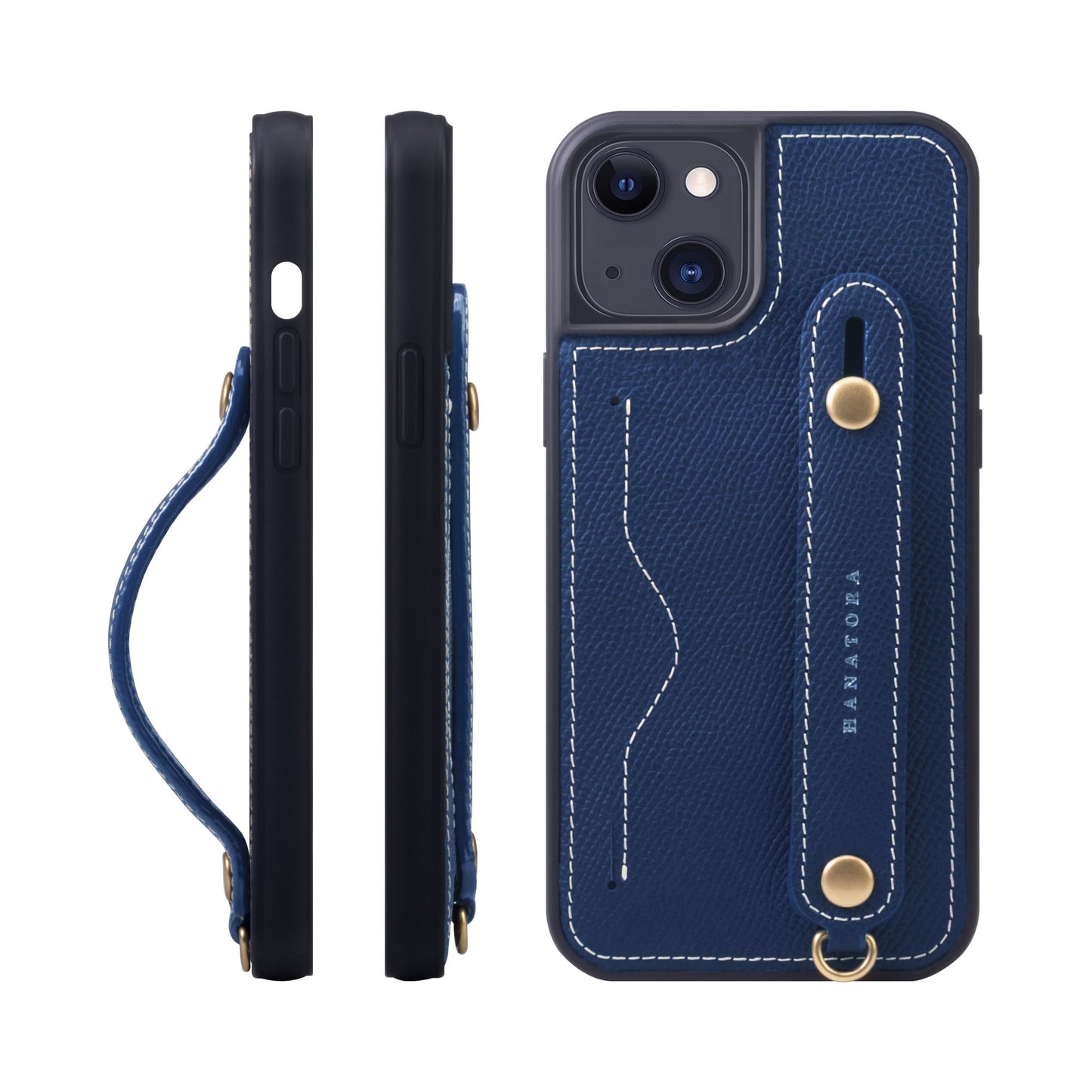 Genuine Leather iPhone case with back belt (NCGH)