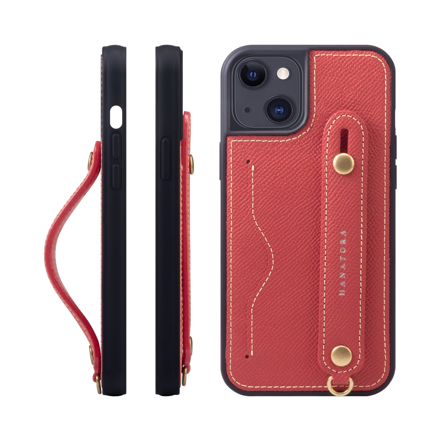 Genuine Leather iPhone case with back belt (NCGH)