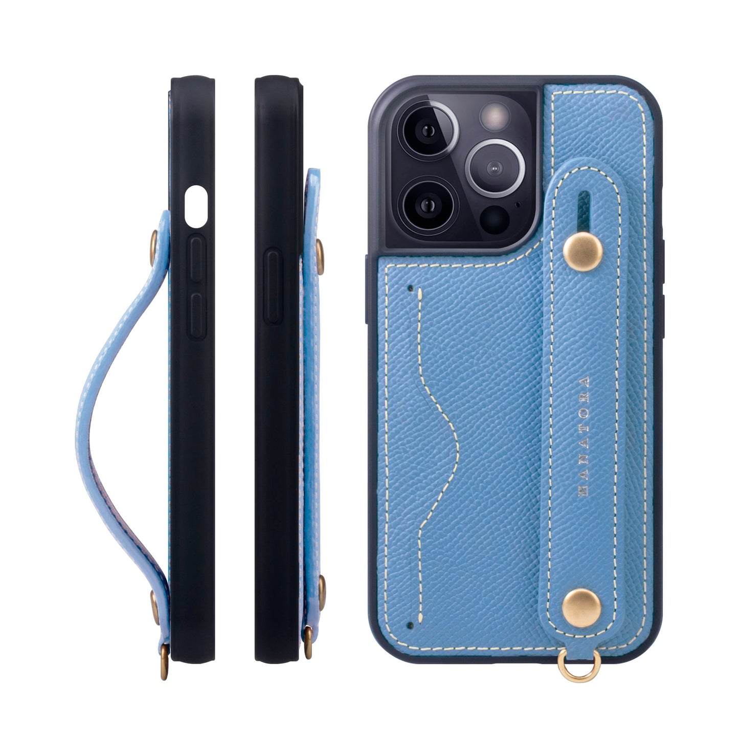 Genuine Leather iPhone case with back belt (NCGH)