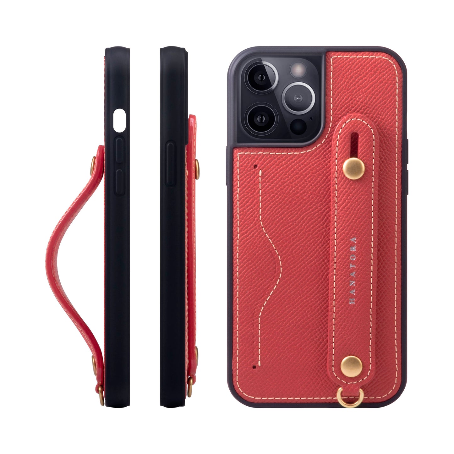 Genuine Leather iPhone case with back belt (NCGH)