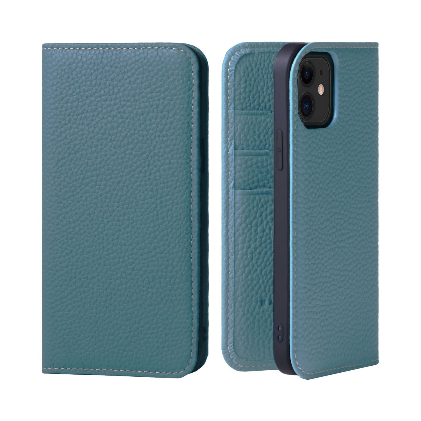 Genuine Leather Flip iPhone case with card holder (PH)