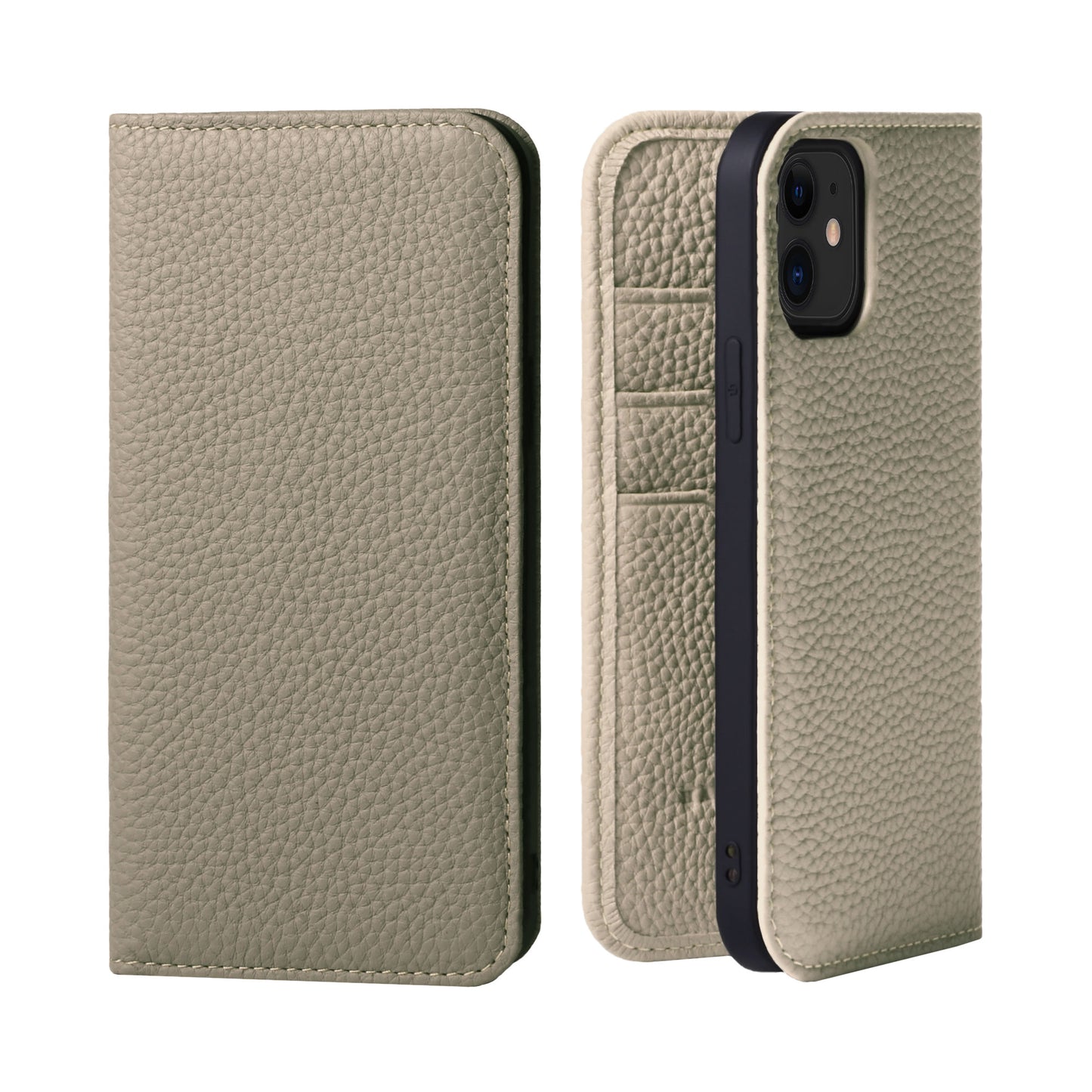 Genuine Leather Flip iPhone case with card holder (PH)