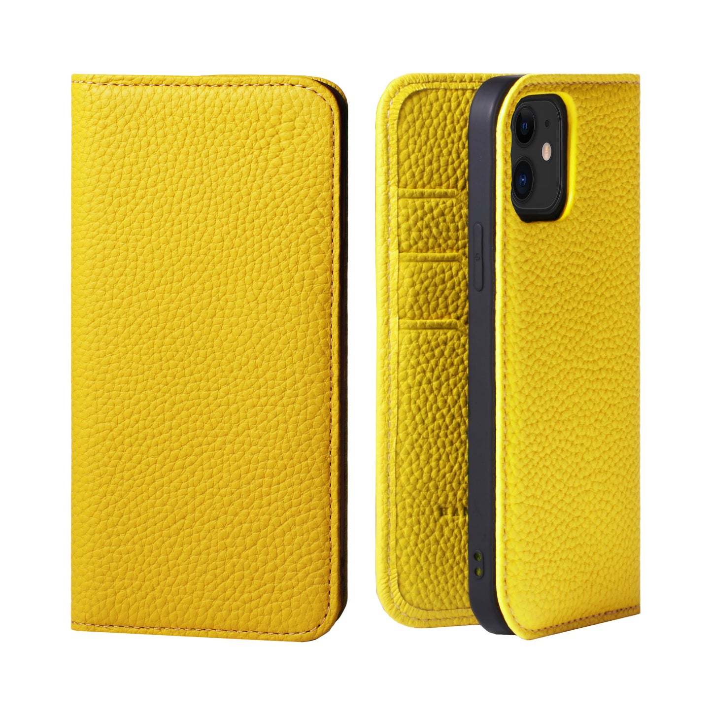 Genuine Leather Flip iPhone case with card holder (PH)