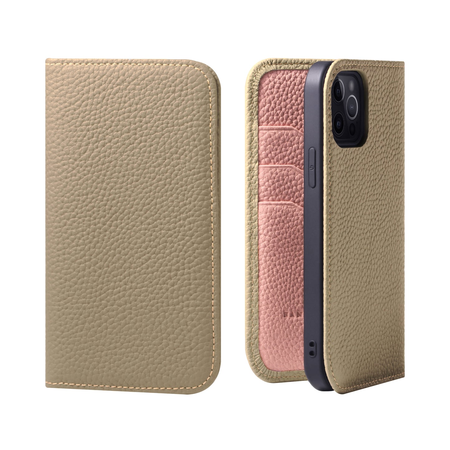 Genuine Leather Flip iPhone case with card holder (PH-X)