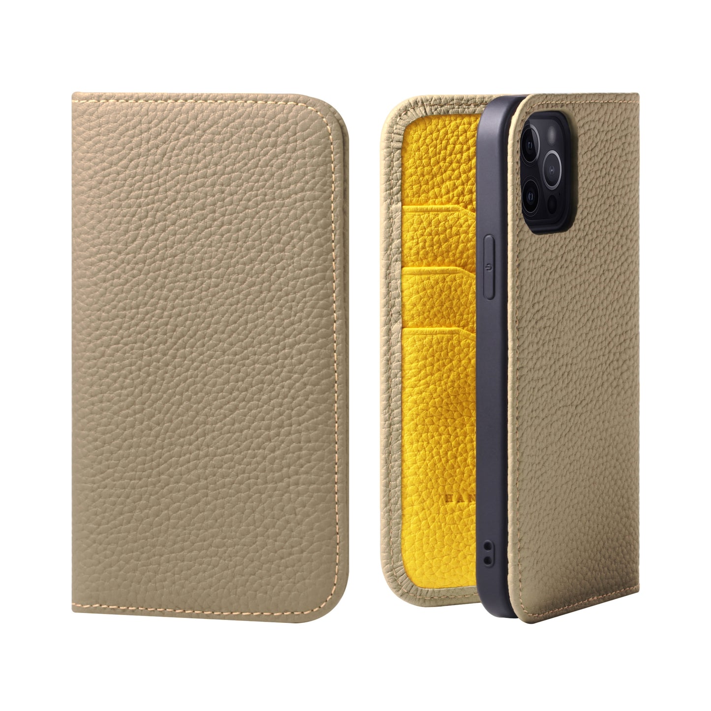 Genuine Leather Flip iPhone case with card holder (PH-X)