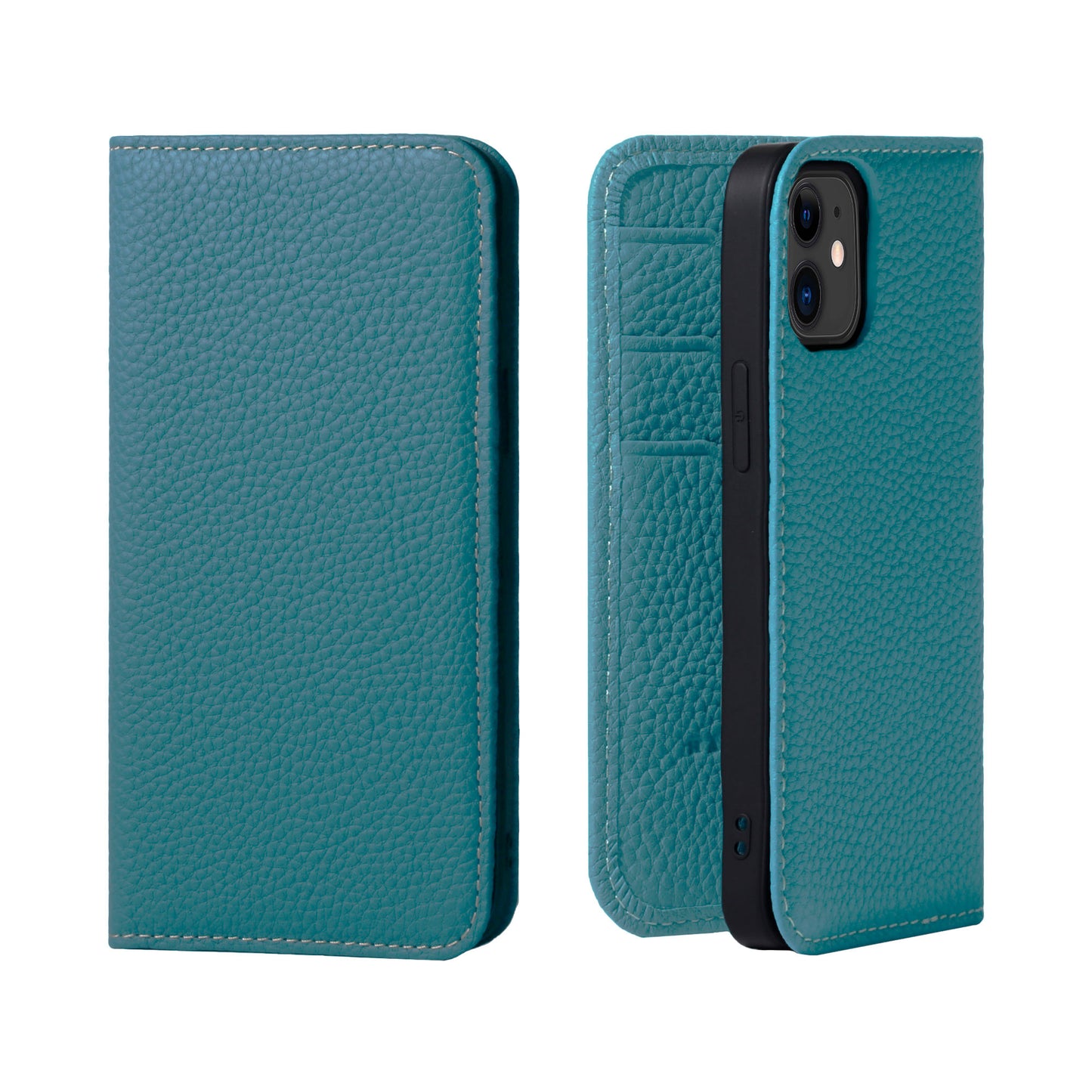 Genuine Leather Flip iPhone case with card holder (PH)