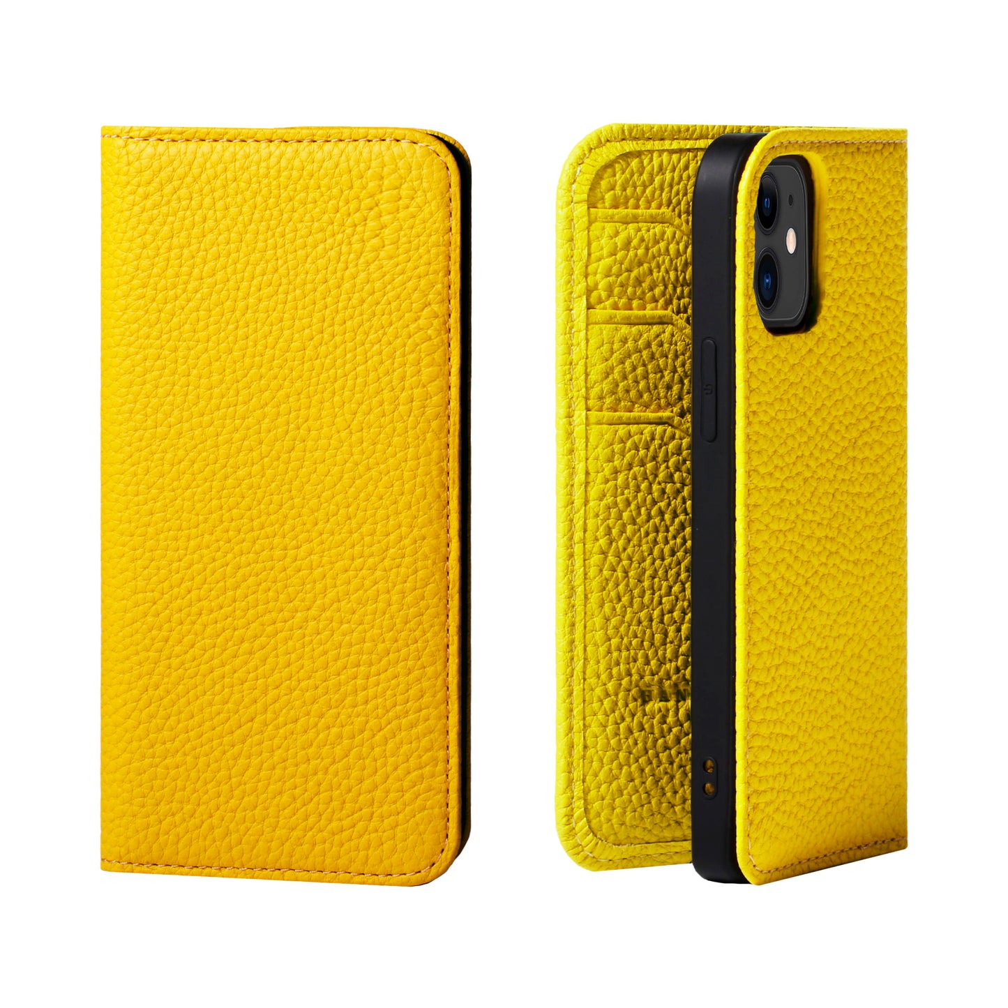 Genuine Leather Flip iPhone case with card holder (PH)