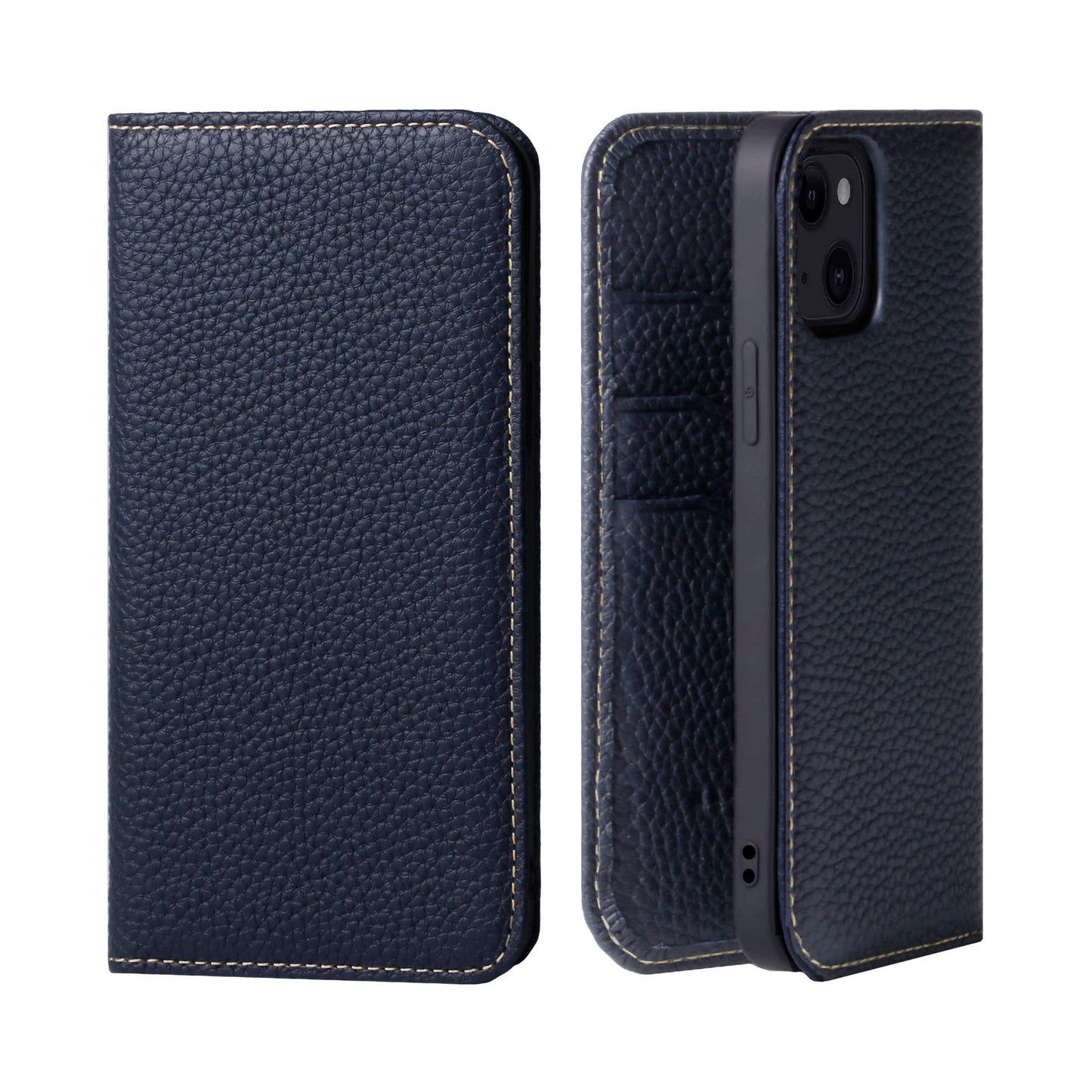 Genuine Leather Flip iPhone case with card holder (PH)