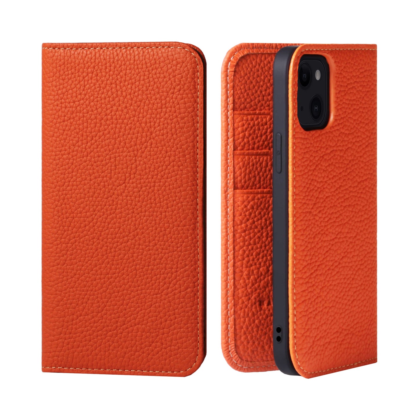 Genuine Leather Flip iPhone case with card holder (PH)