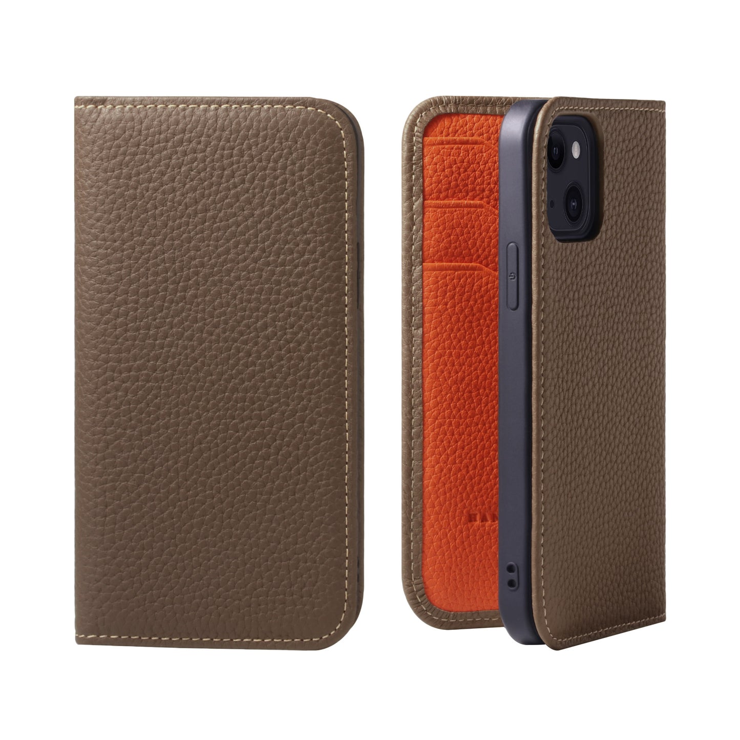 Genuine Leather Flip iPhone case with card holder (PH-X)