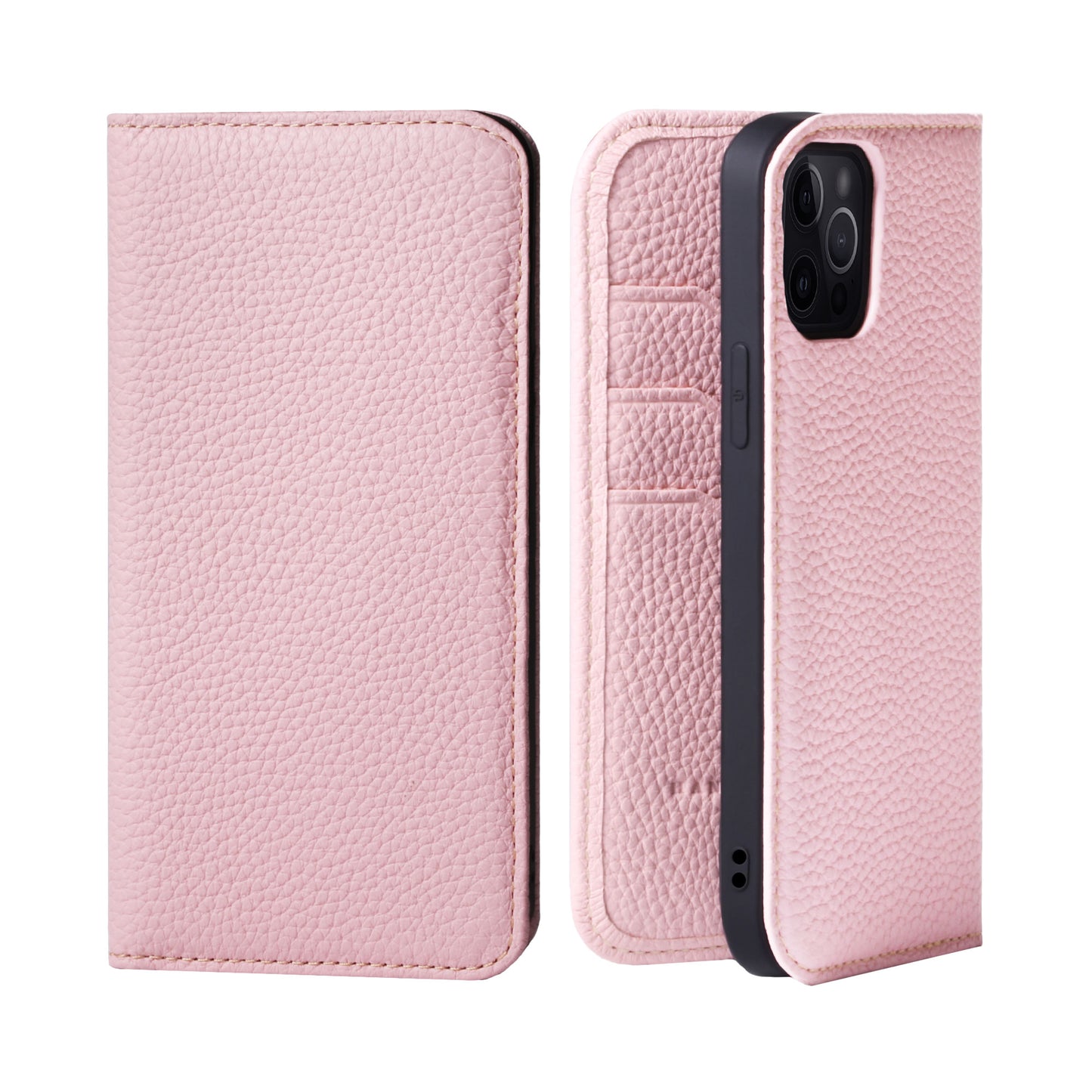 Genuine Leather Flip iPhone case with card holder (PH)