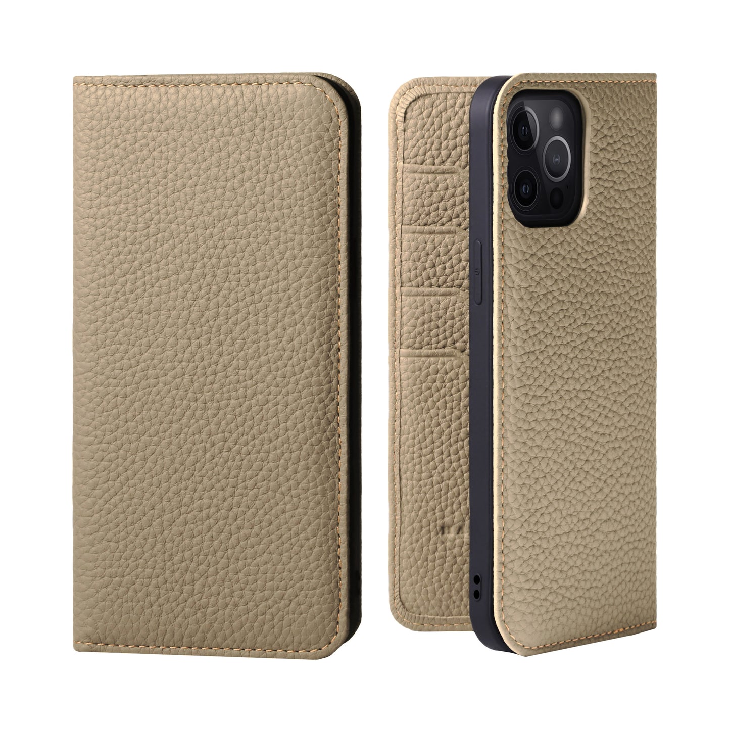 Genuine Leather Flip iPhone case with card holder (PH)