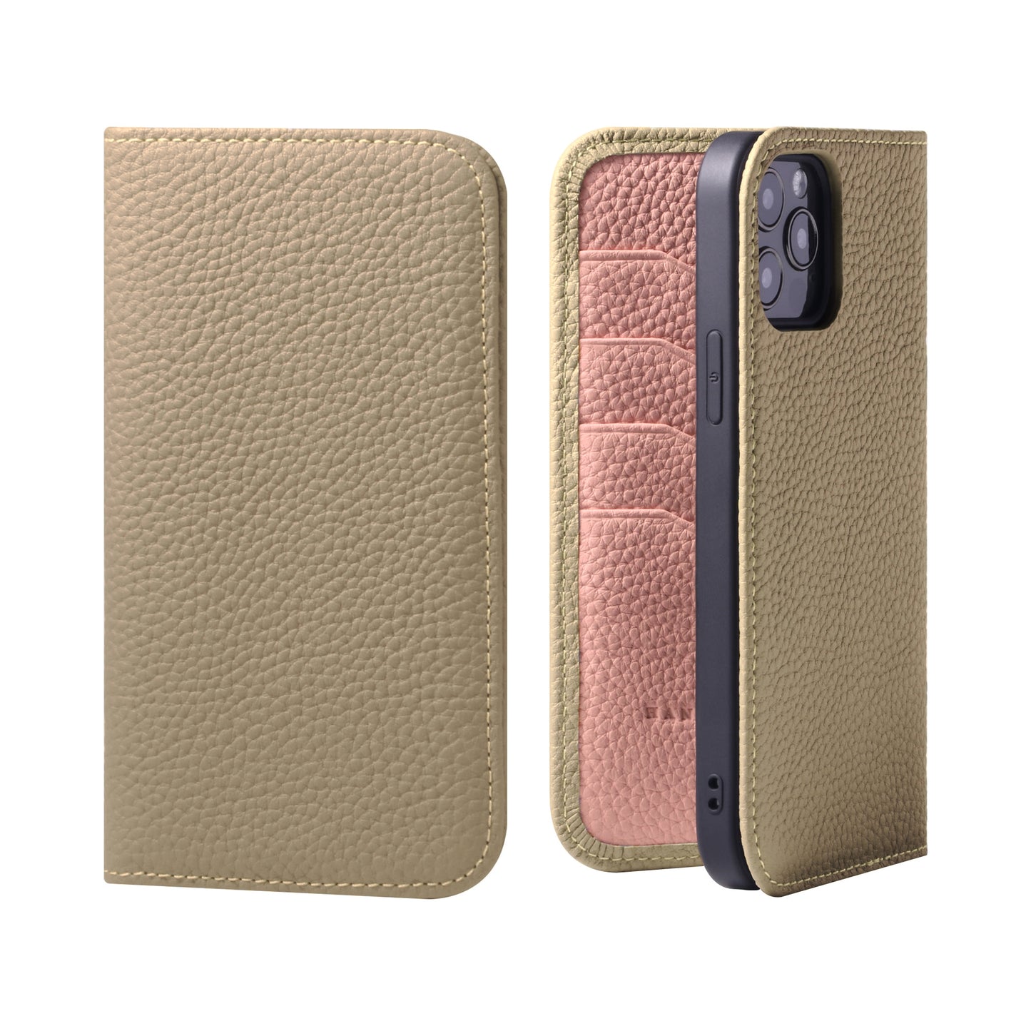 Genuine Leather Flip iPhone case with card holder (PH-X)