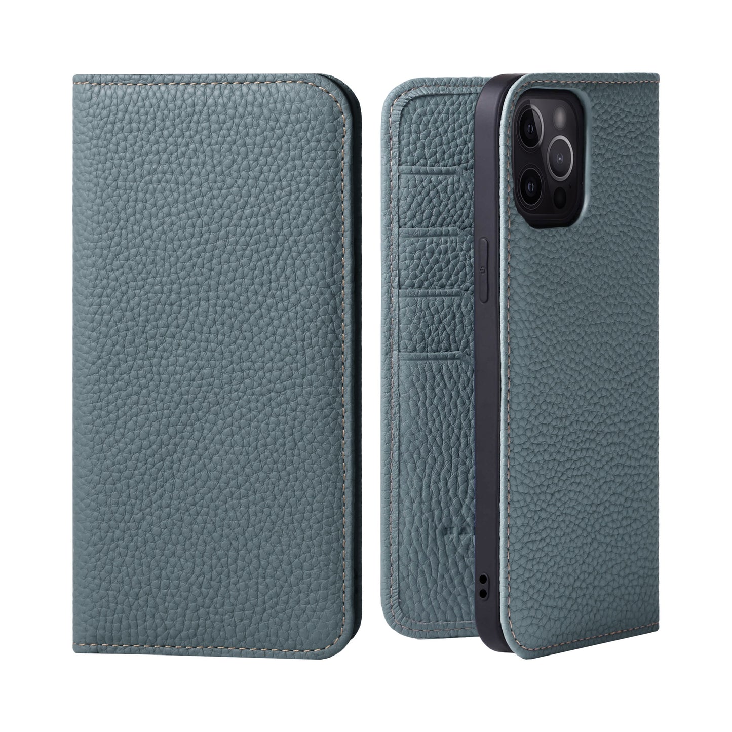 Genuine Leather Flip iPhone case with card holder (PH)