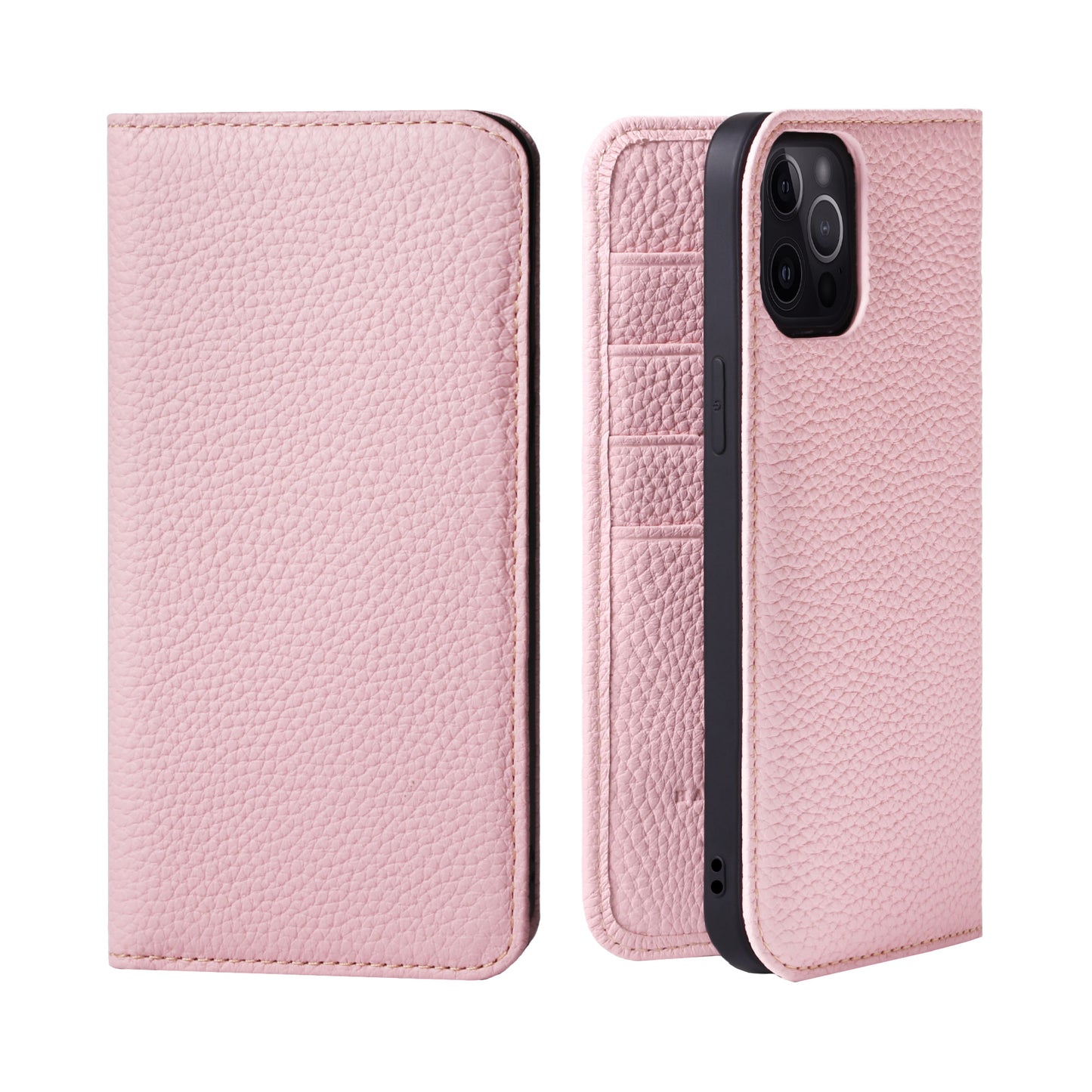 Genuine Leather Flip iPhone case with card holder (PH)