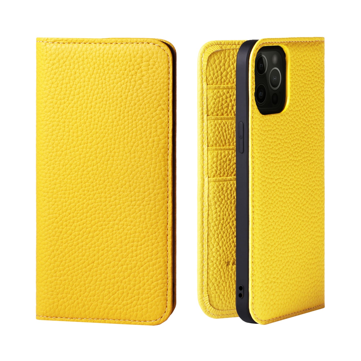 Genuine Leather Flip iPhone case with card holder (PH)