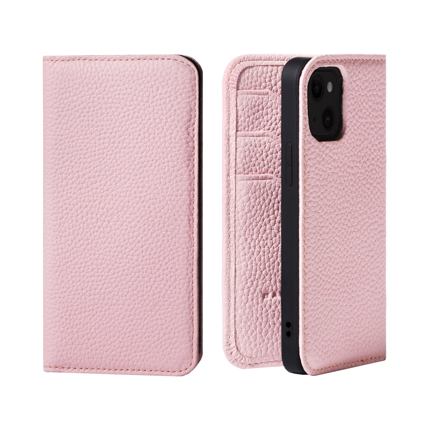 Genuine Leather Flip iPhone case with card holder (PH)