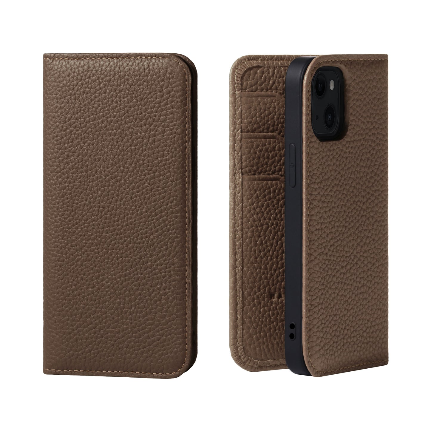 Genuine Leather Flip iPhone case with card holder (PH)