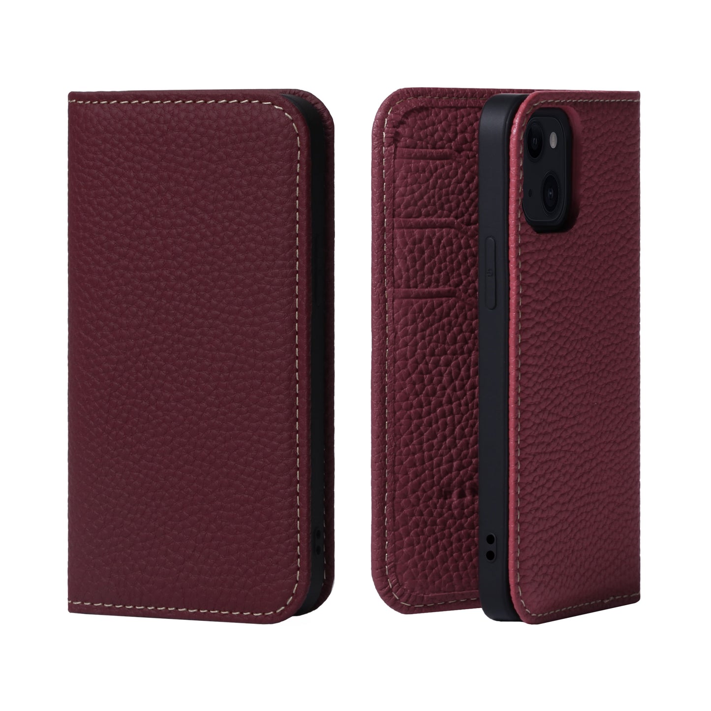 Genuine Leather Flip iPhone case with card holder (PH)