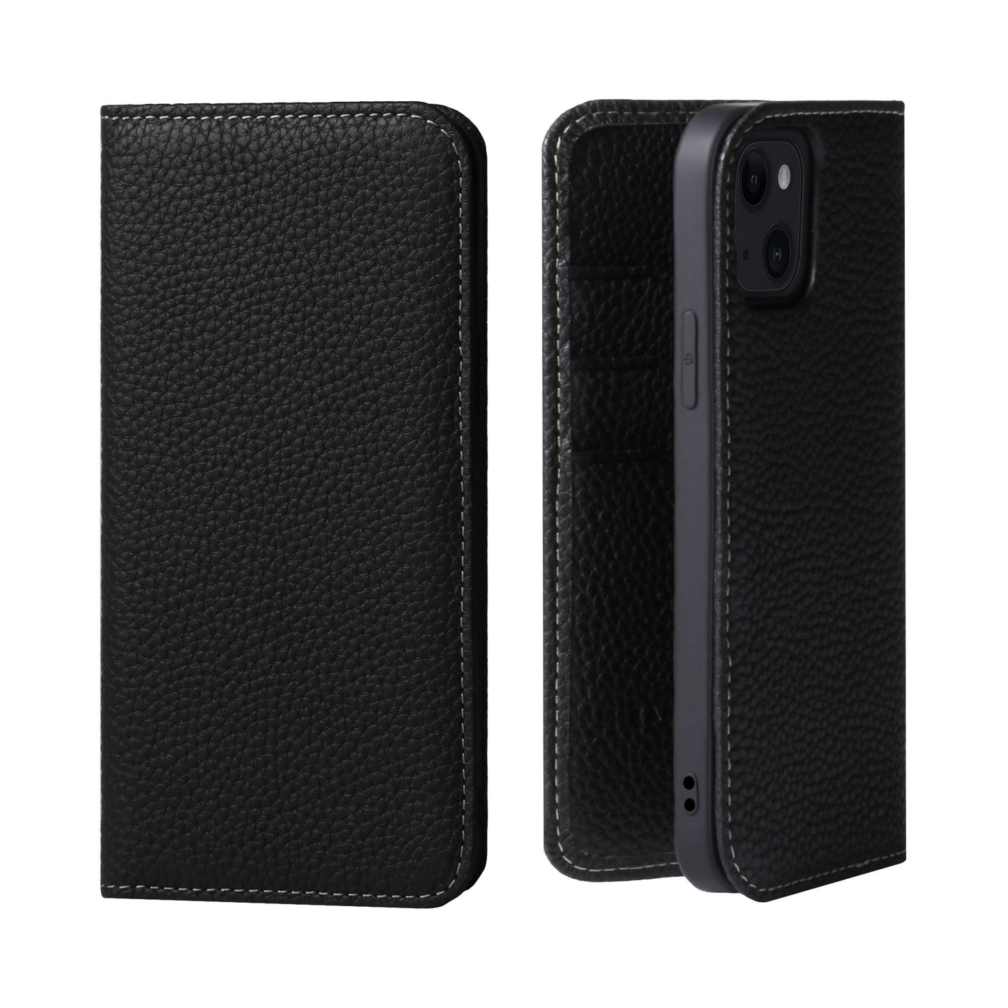 Genuine Leather Flip iPhone case with card holder (PH)【iPhone8 / iPhone7 / iPhone SE3/SE2 (3rd gen/2nd gen),iPhone8 Plus / iPhone7 Plus,iPhoneXS/X,iPhoneXR】