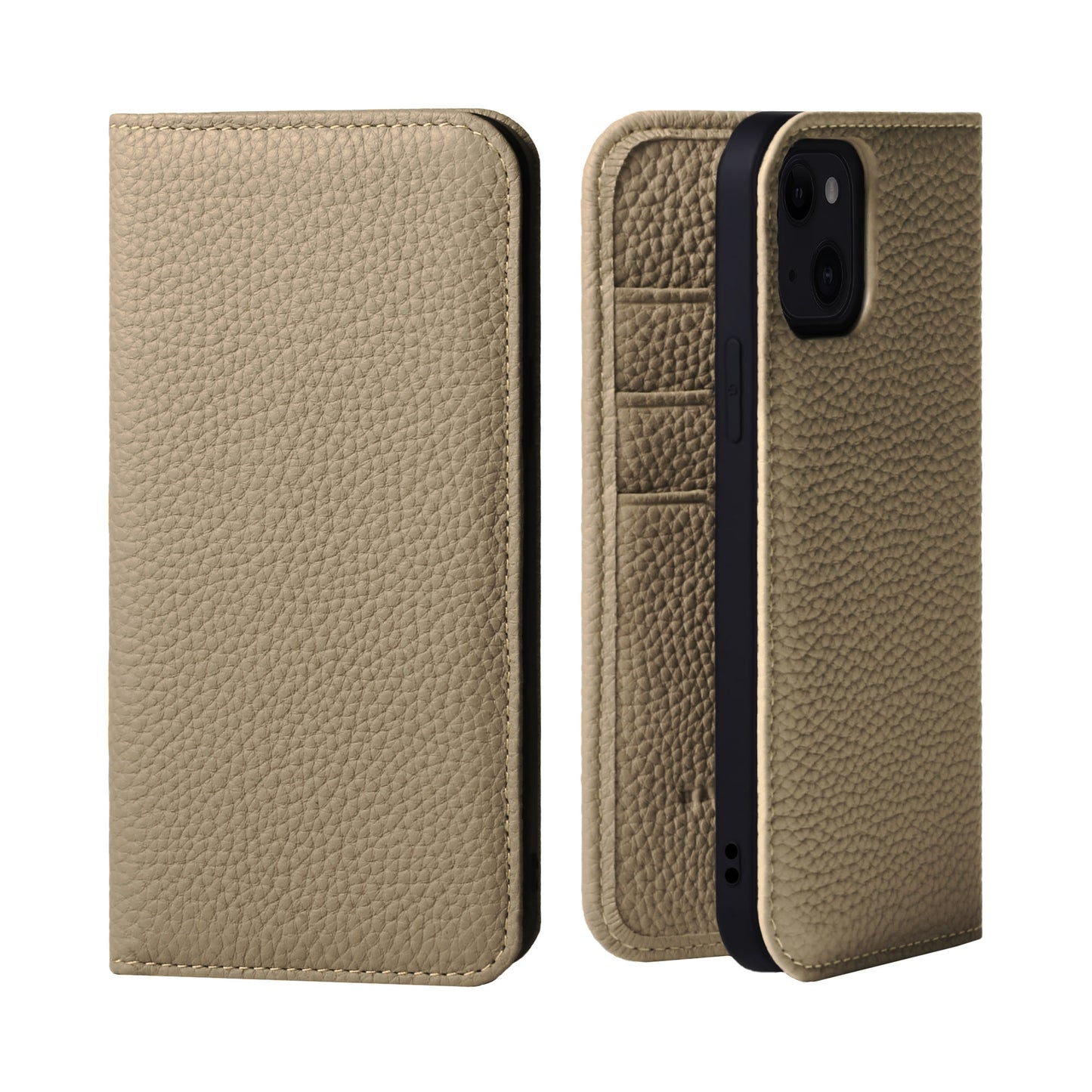 Genuine Leather Flip iPhone case with card holder (PH)