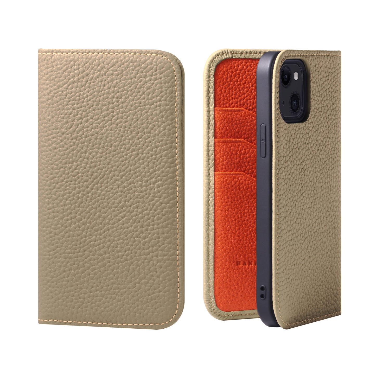 Genuine Leather Flip iPhone case with card holder (PH-X)