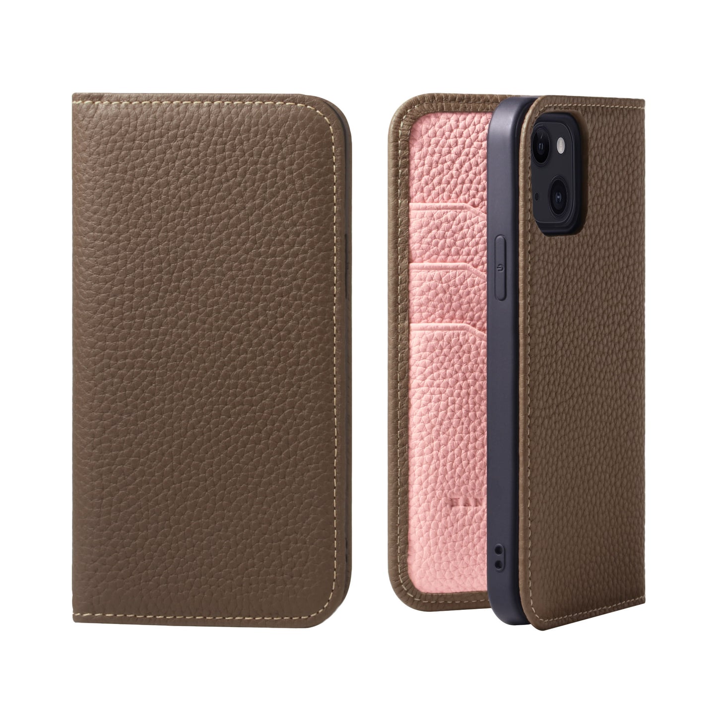 Genuine Leather Flip iPhone case with card holder (PH-X)