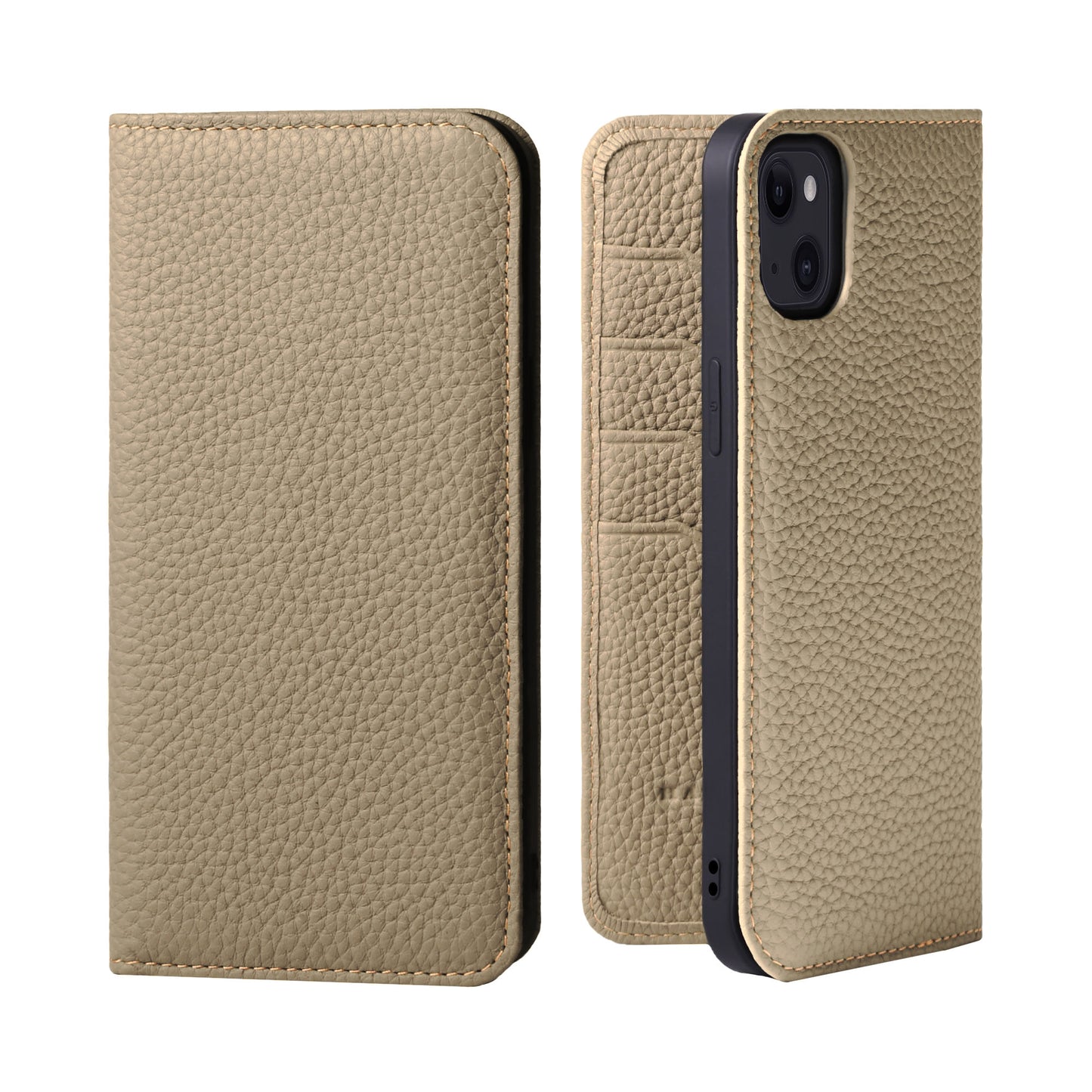 Genuine Leather Flip iPhone case with card holder (PH)