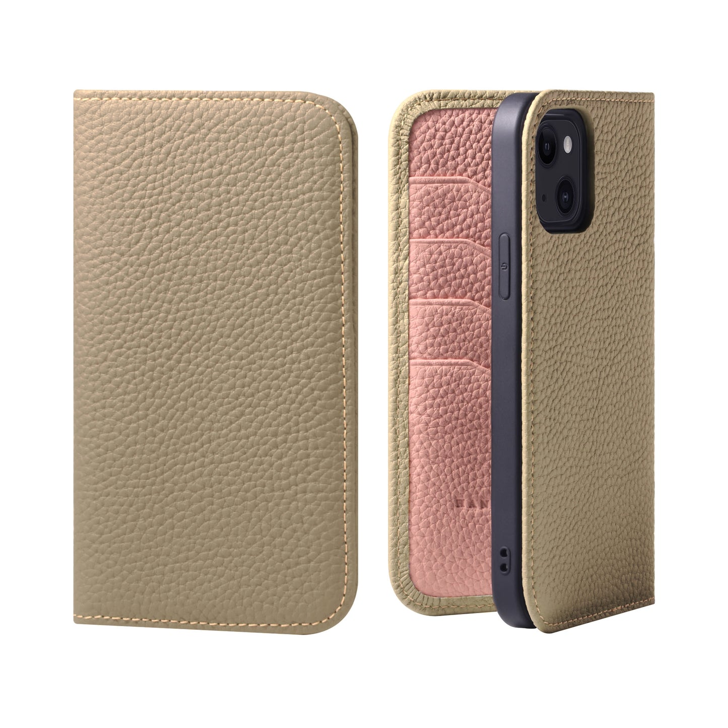 Genuine Leather Flip iPhone case with card holder (PH-X)