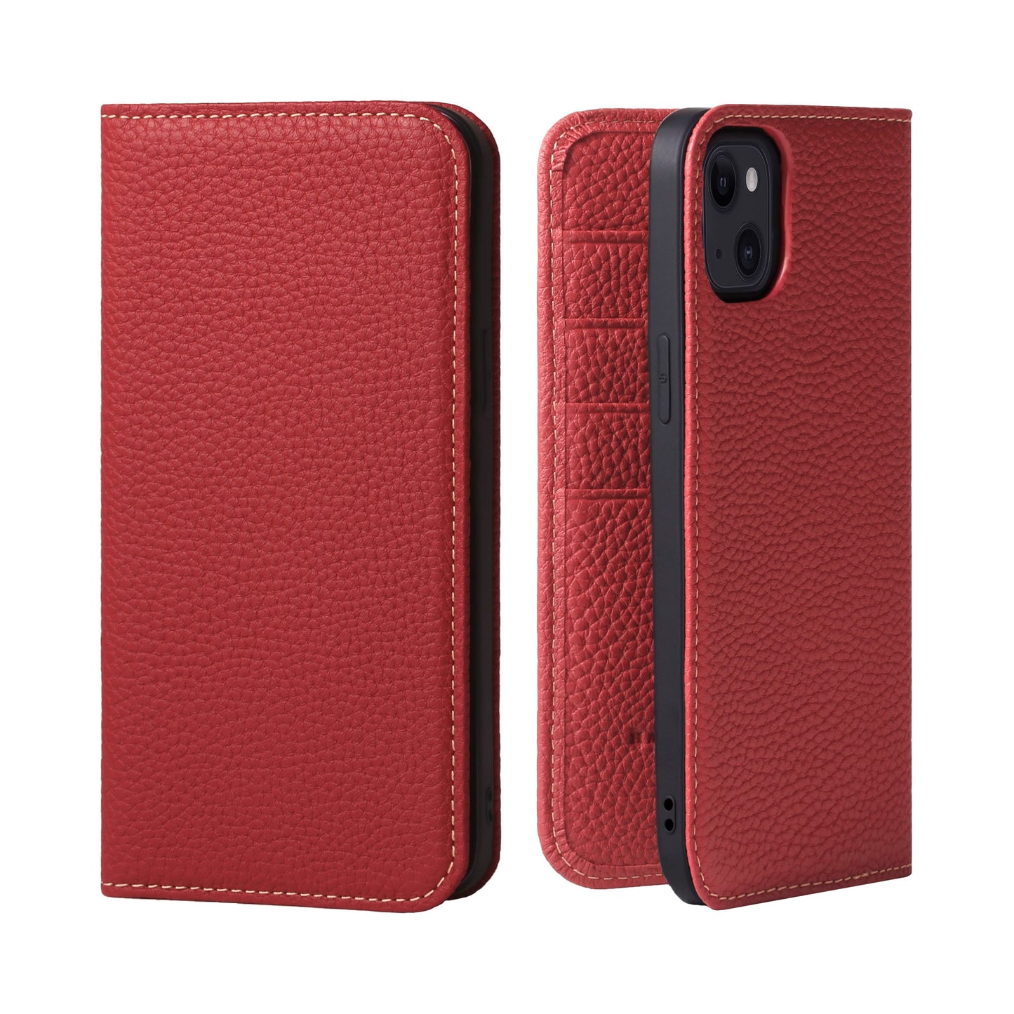 Genuine Leather Flip iPhone case with card holder (PH)